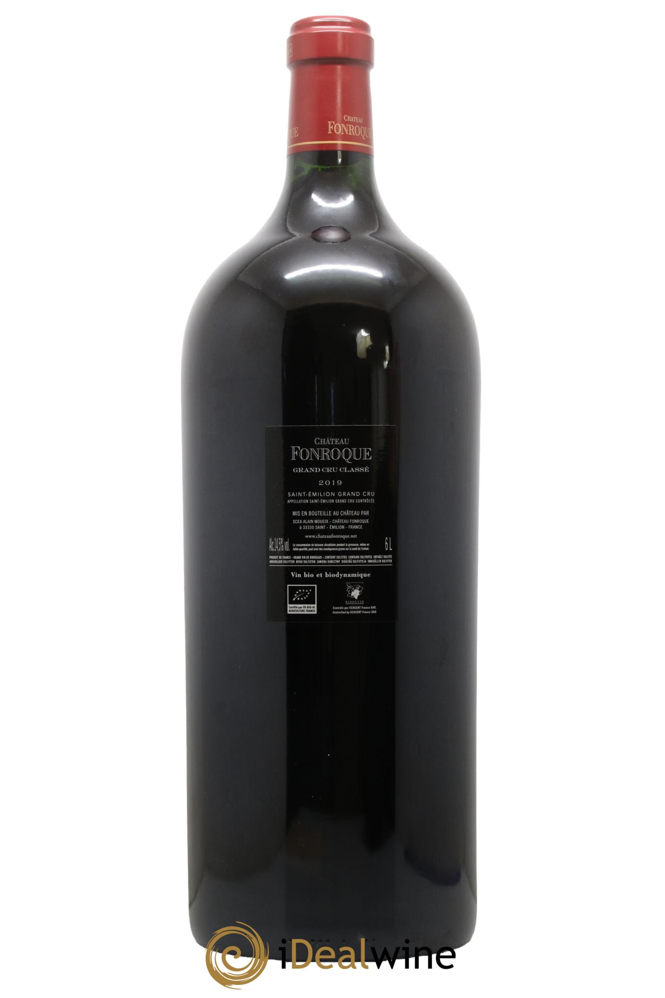 Château Fonroque Grand Cru Classé  2019 - Lot de 1 impériale - 2