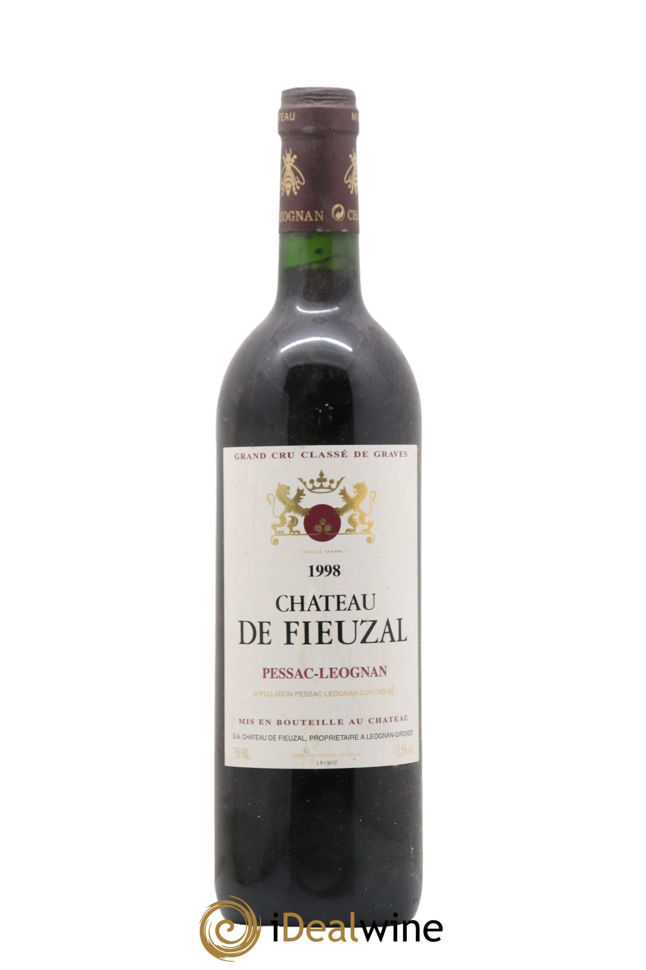 Château de Fieuzal Cru Classé de Graves 1998 - Lotto di 1 bottiglia - 0