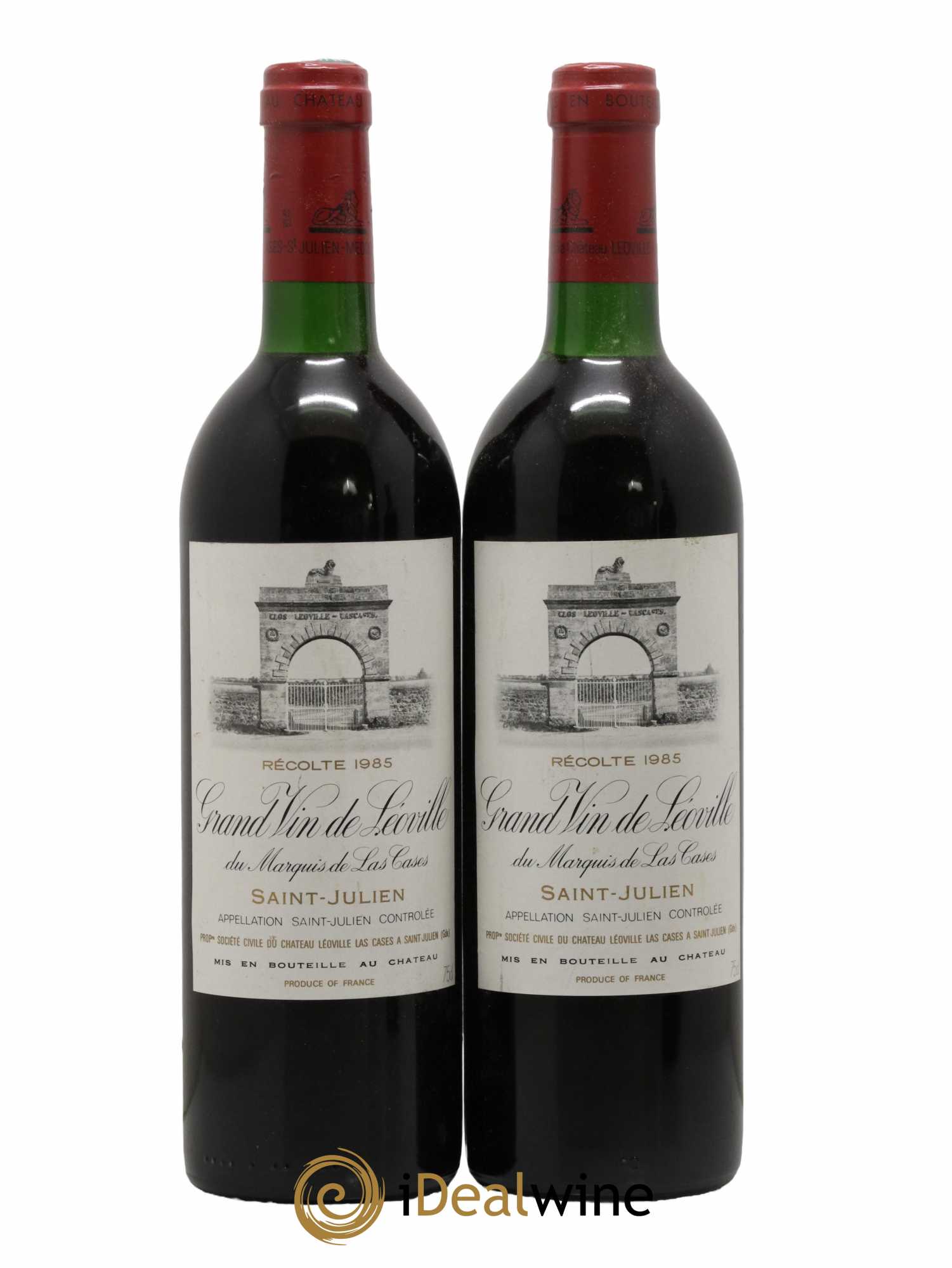 Château Léoville Las Cases 2ème Grand Cru Classé 1985 - Lot de 2 bouteilles - 0