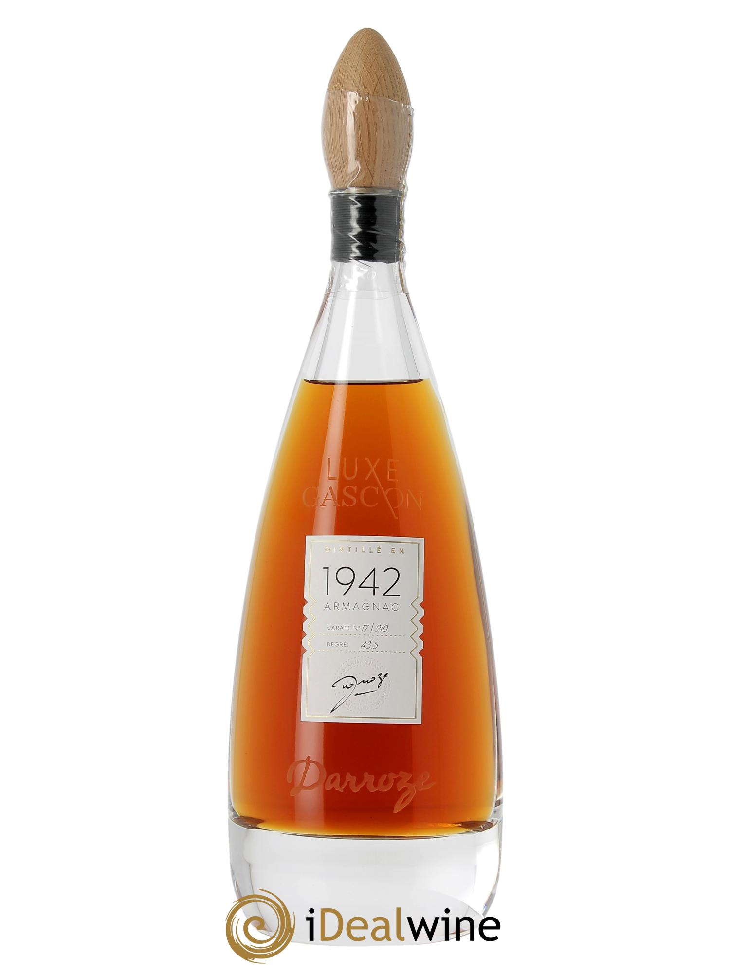 Bas-Armagnac Le Luxe Gascon 43.5° Darroze  1942 - Lot of 1 bottle - 1