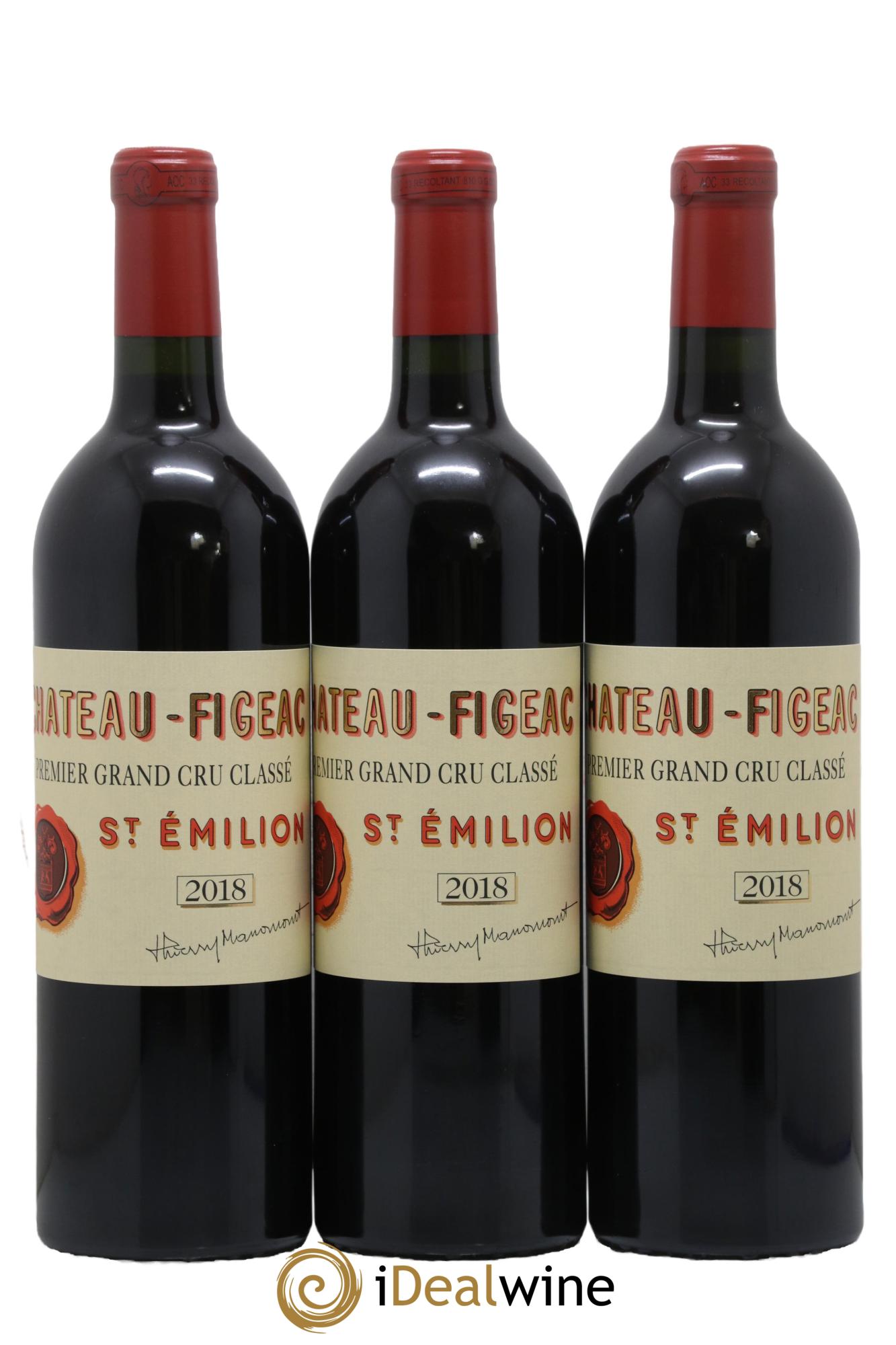 Château Figeac 1er Grand Cru Classé A  2018 - Posten von 6 Flaschen - 3