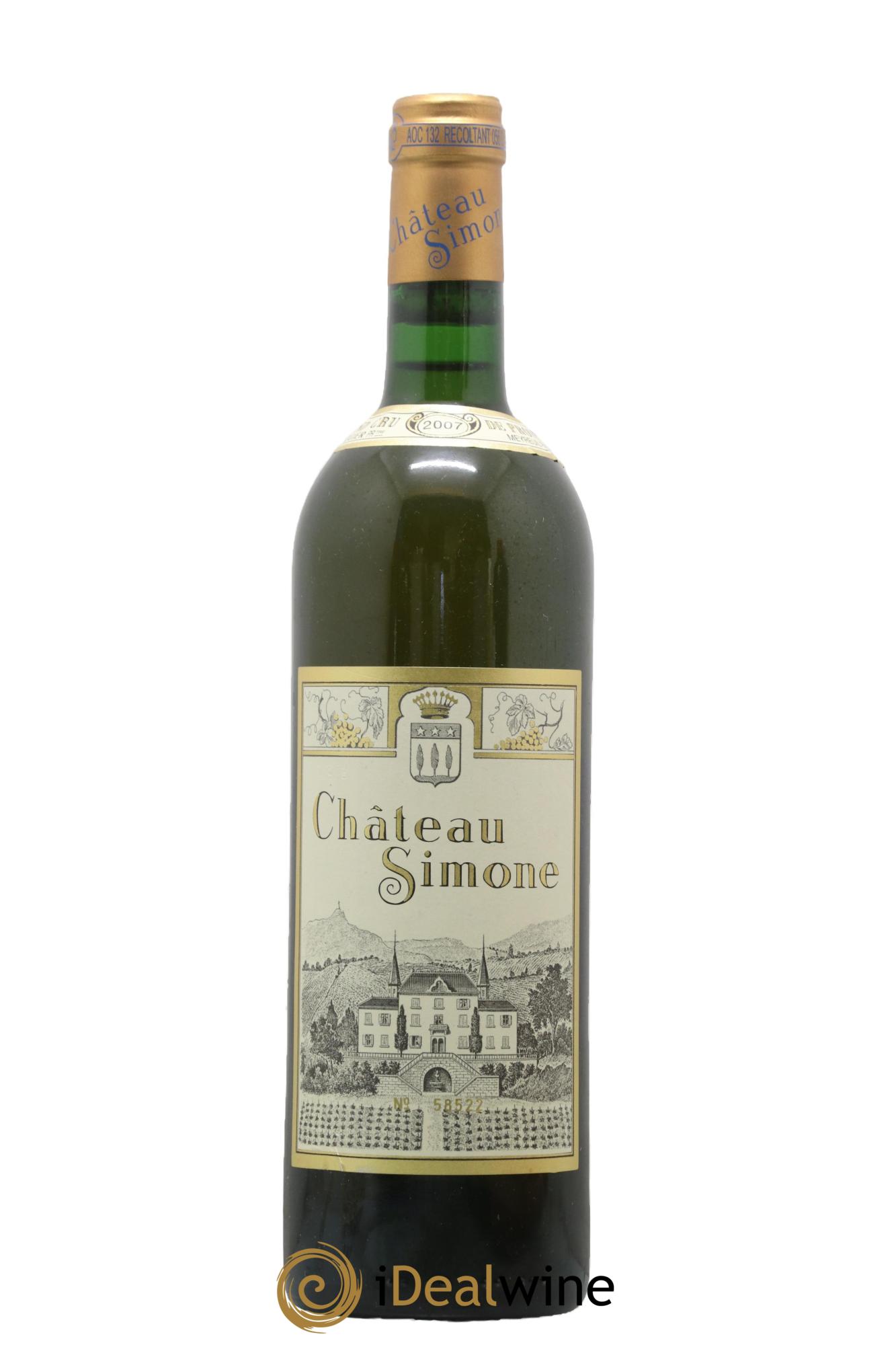 Palette Château Simone Famille Rougier 2007 - Lot de 1 bouteille - 0