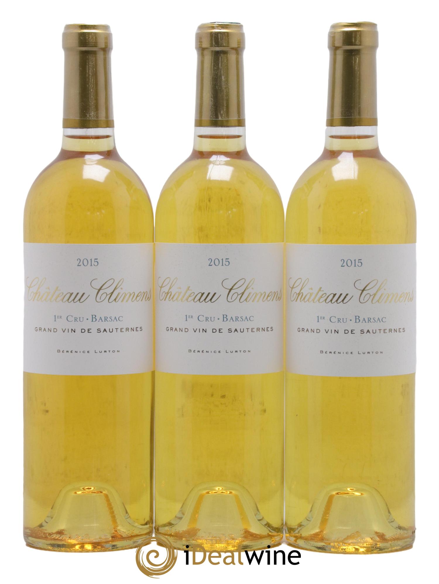 Château Climens 1er Grand Cru Classé 2015 - Lot de 6 bouteilles - 1