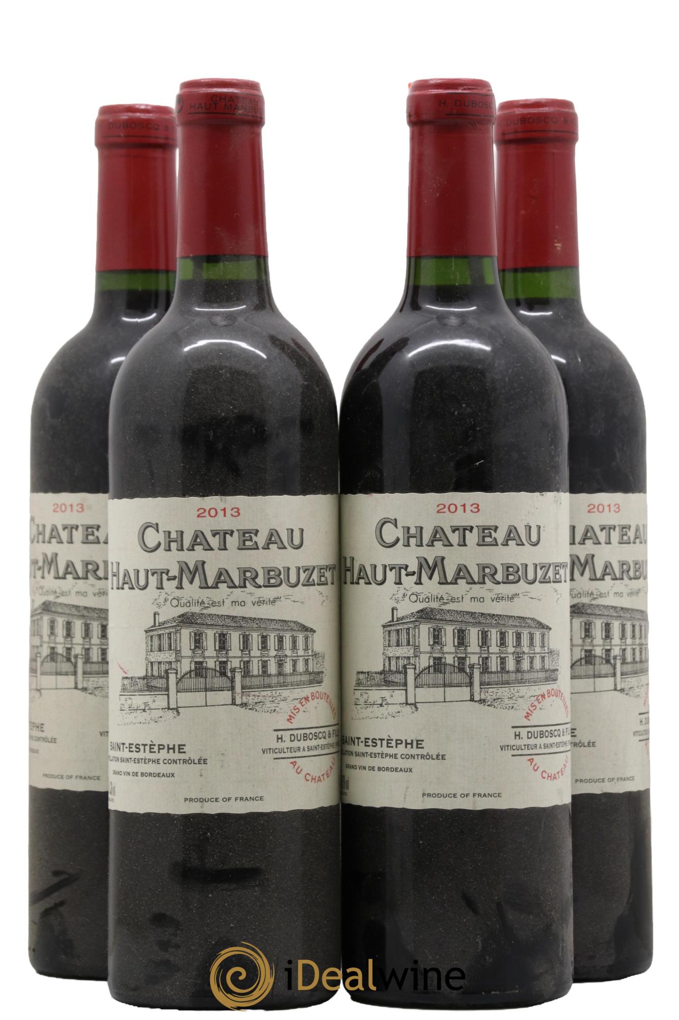 Château Haut Marbuzet 2013 - Lot de 4 bouteilles - 0