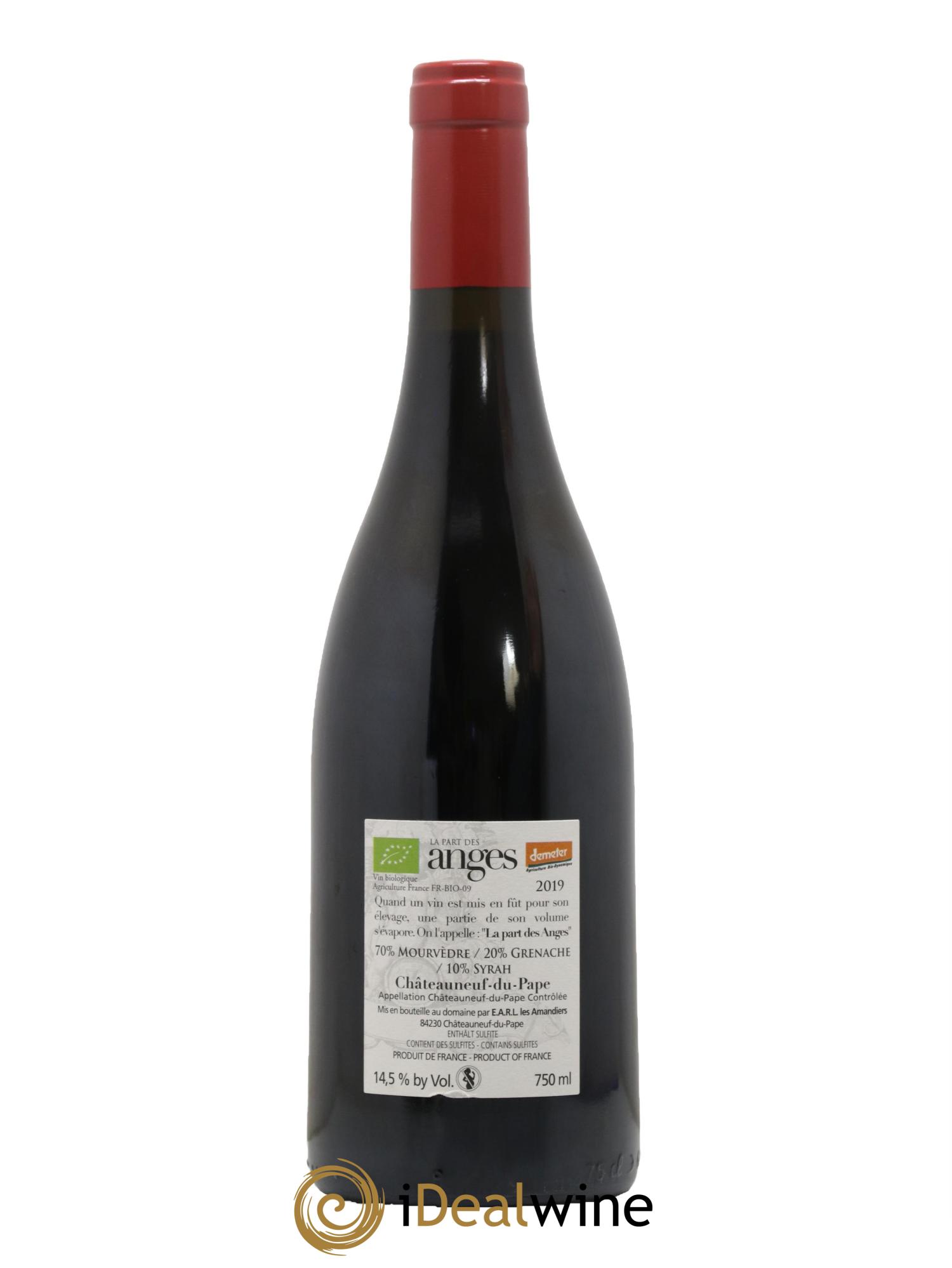 Châteauneuf-du-Pape La Part des Anges Raymond Usseglio (Domaine) 2019 - Lotto di 1 bottiglia - 1