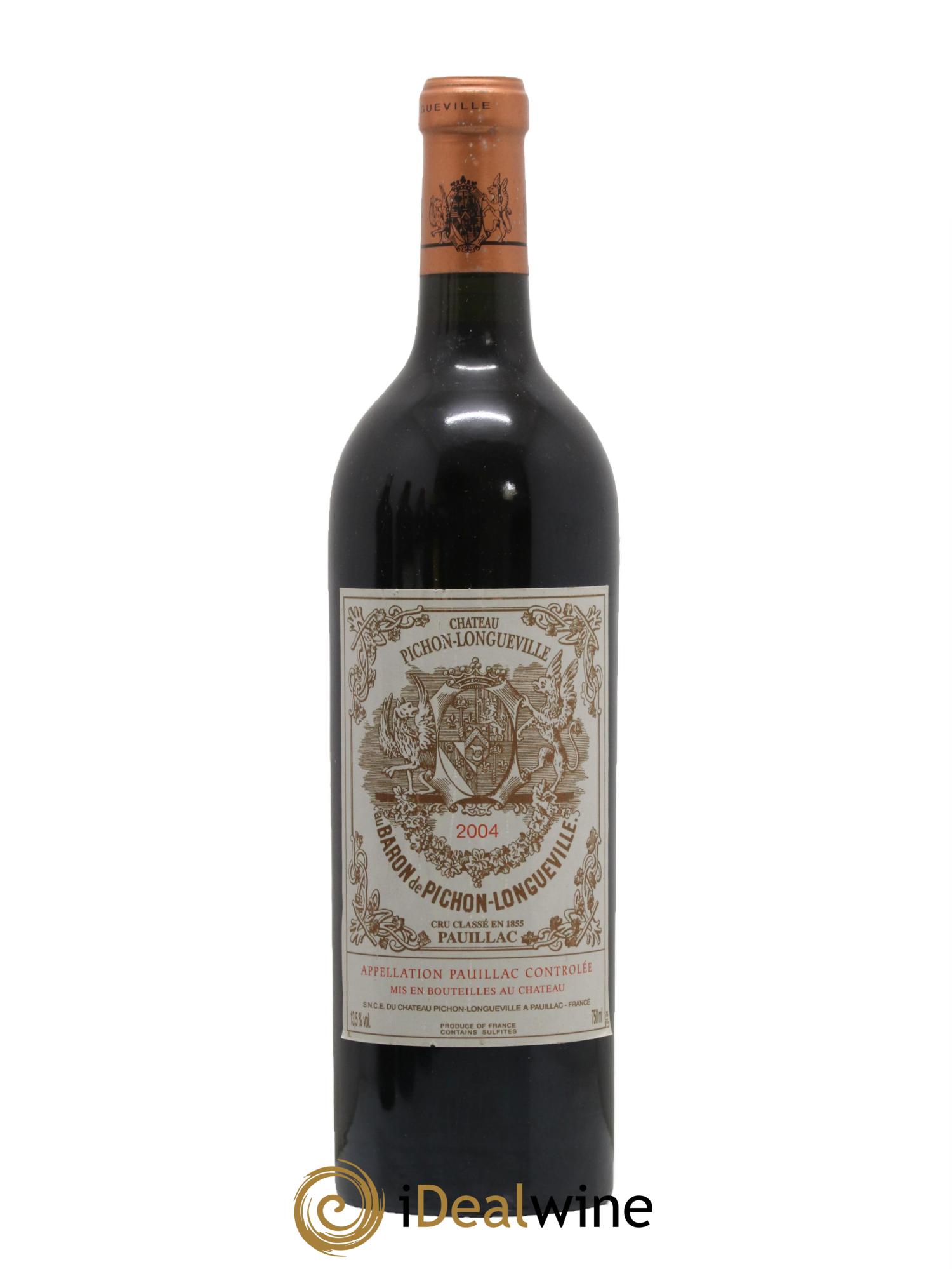 Pichon Longueville Baron 2ème Grand Cru Classé 2004 - Lot of 1 bottle - 0