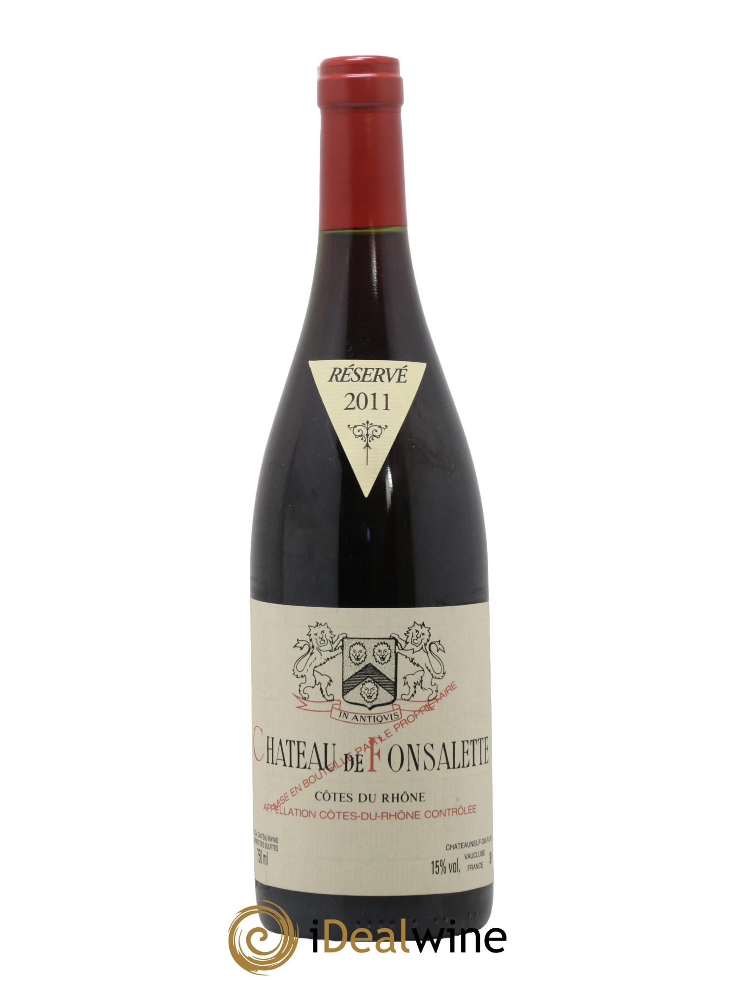 Côtes du Rhône Château de Fonsalette Emmanuel Reynaud 2011 - Posten von 1 Flasche - 0