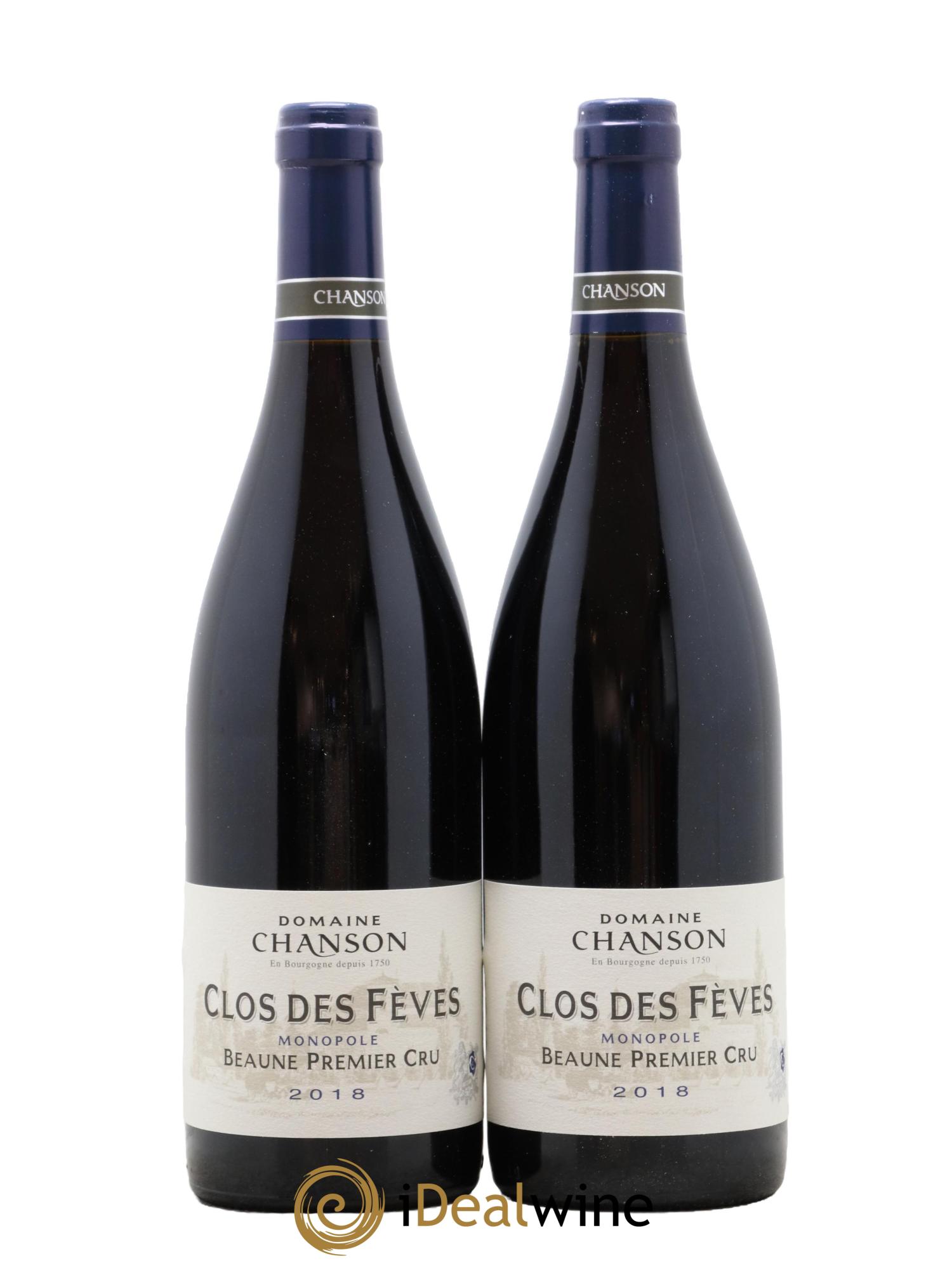 Beaune 1er Cru Clos des Fèves Chanson 2018 - Lot de 2 bouteilles - 0