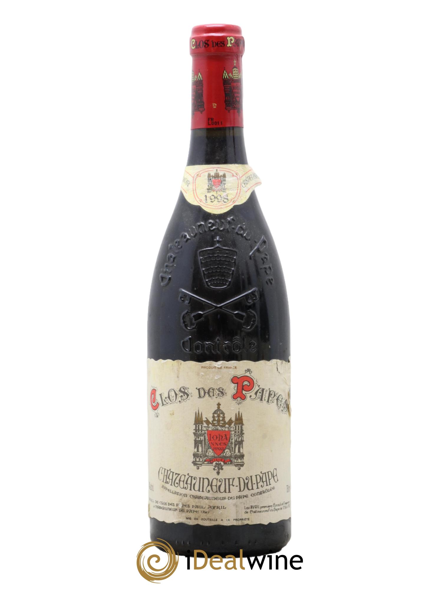 Châteauneuf-du-Pape Clos des Papes - Paul Avril 1998 - Lotto di 1 bottiglia - 0