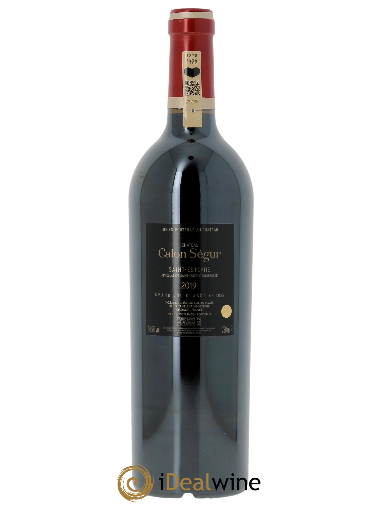 Château Calon Ségur 3ème Grand Cru Classé  2019 - Posten von 1 Flasche - 1