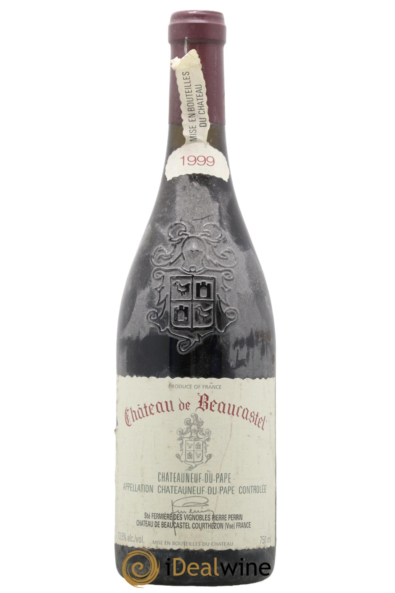 Châteauneuf-du-Pape Château de Beaucastel Famille Perrin 1999 - Lot de 1 bouteille - 0