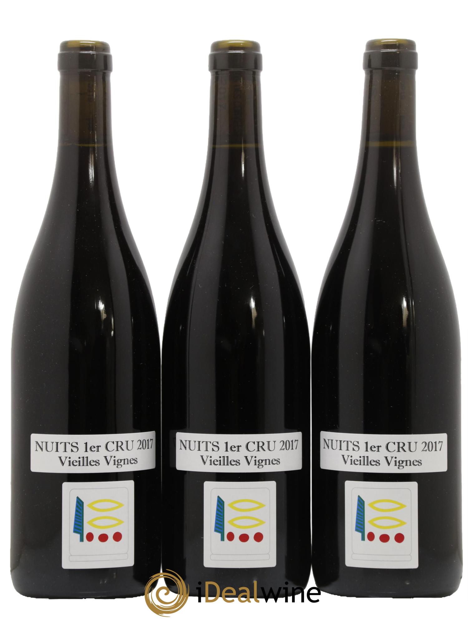 Nuits Saint-Georges 1er Cru Vieilles Vignes Prieuré Roch 2017 - Lotto di 3 bottiglie - 0