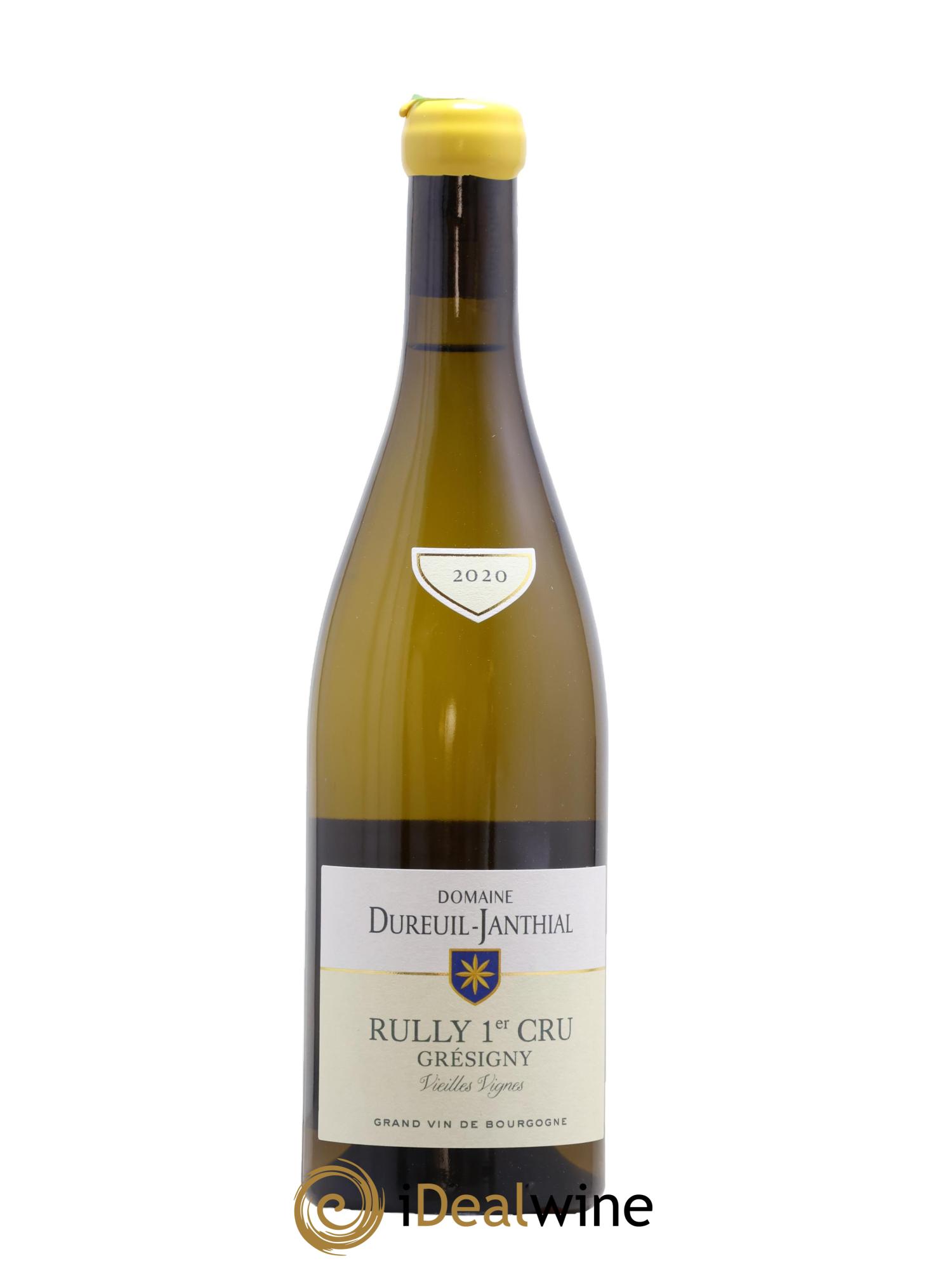 Rully 1er Cru Grésigny Vieilles Vignes Vincent Dureuil-Janthial 2020 - Lotto di 1 bottiglia - 0