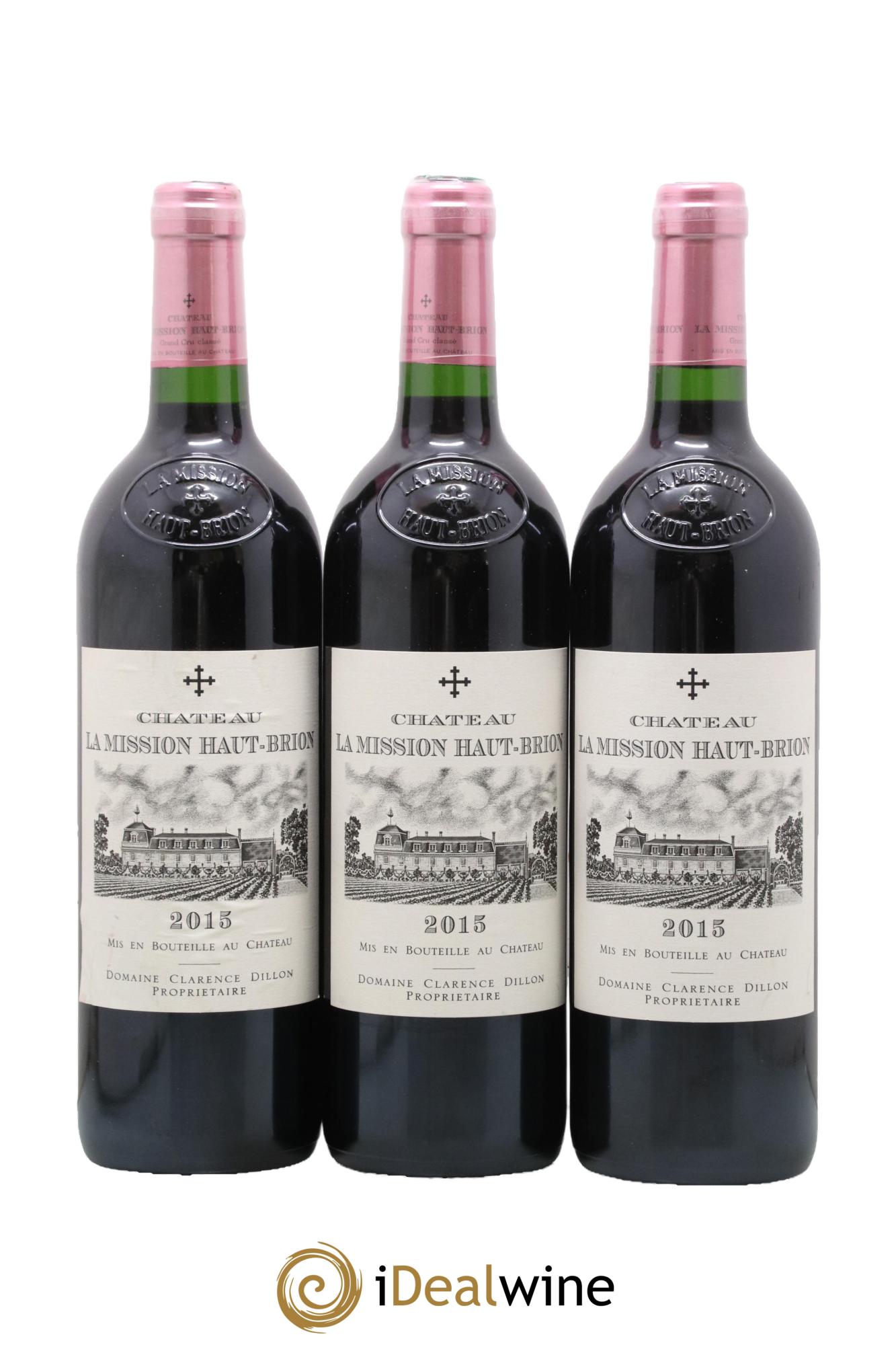 Château la Mission Haut-Brion Cru Classé de Graves 2015 - Posten von 6 Flaschen - 3