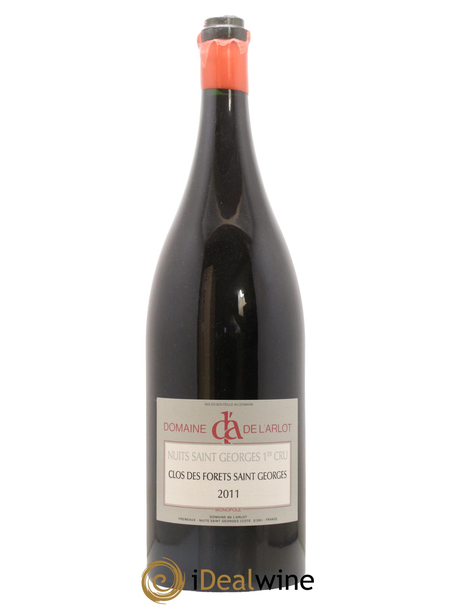 Nuits Saint-Georges 1er Cru Clos des Forêts Saint-Georges Domaine de l'Arlot 2011 - Lot de 1 double magnum - 1