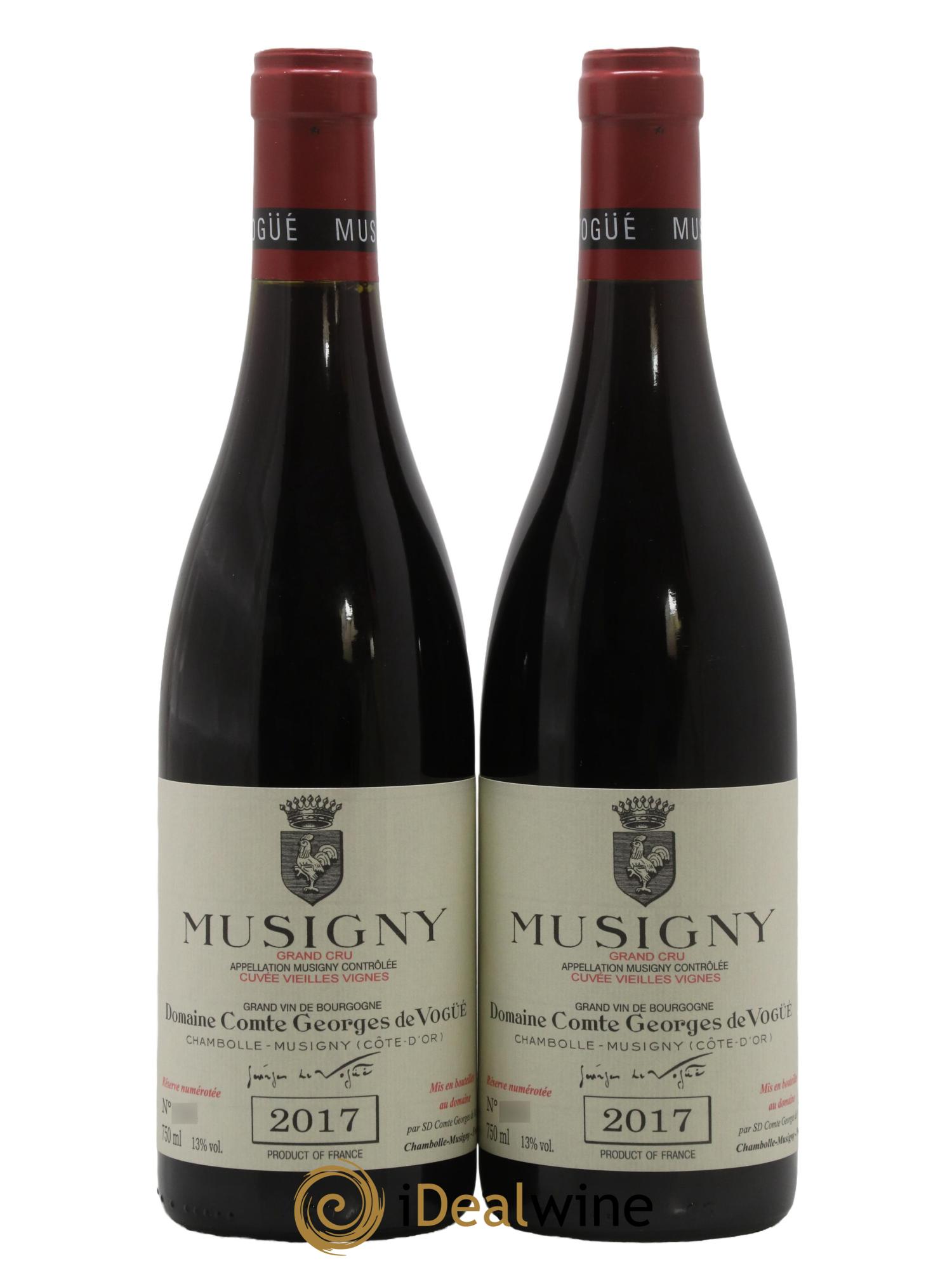 Musigny Grand Cru Cuvée Vieilles Vignes Comte Georges de Vogüé 2017 - Lot de 2 bouteilles - 0