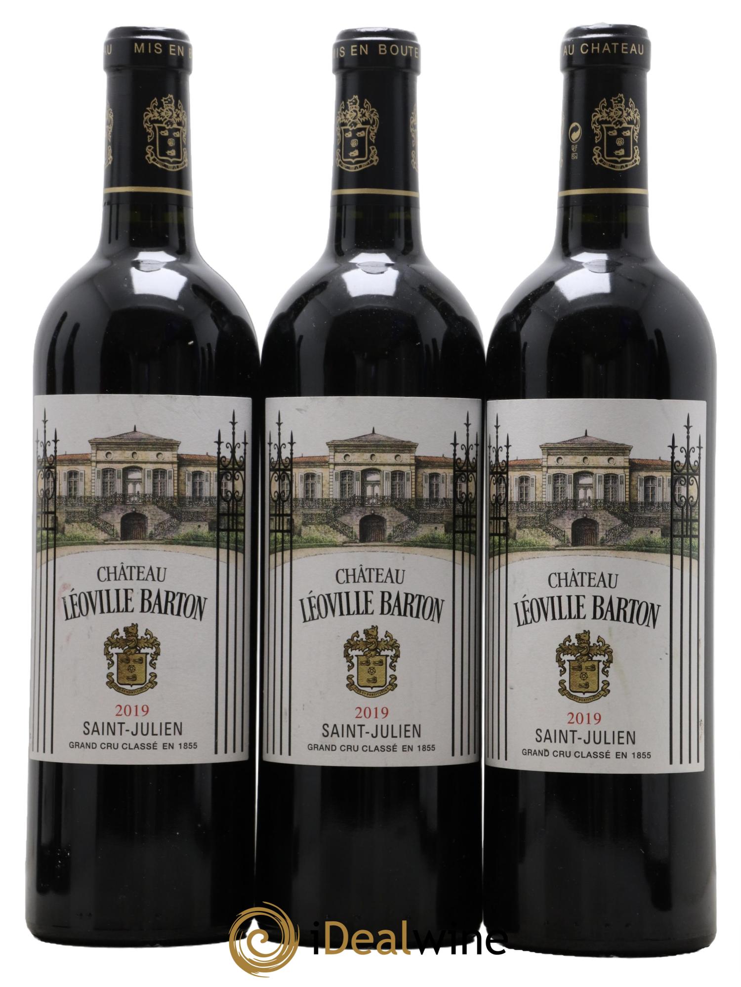 Château Léoville Barton 2ème Grand Cru Classé  2019 - Posten von 3 Flaschen - 0