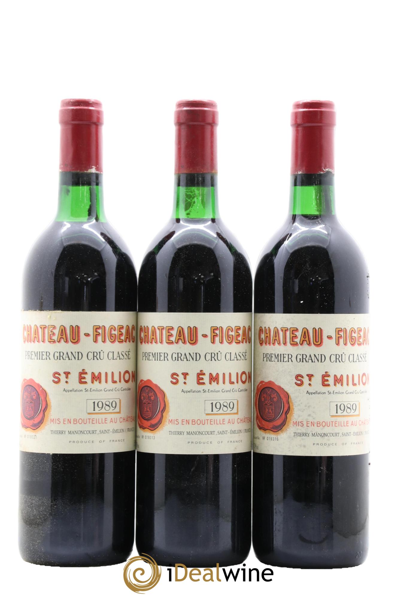 Château Figeac 1er Grand Cru Classé A 1989 - Lot of 12 bottles - 5