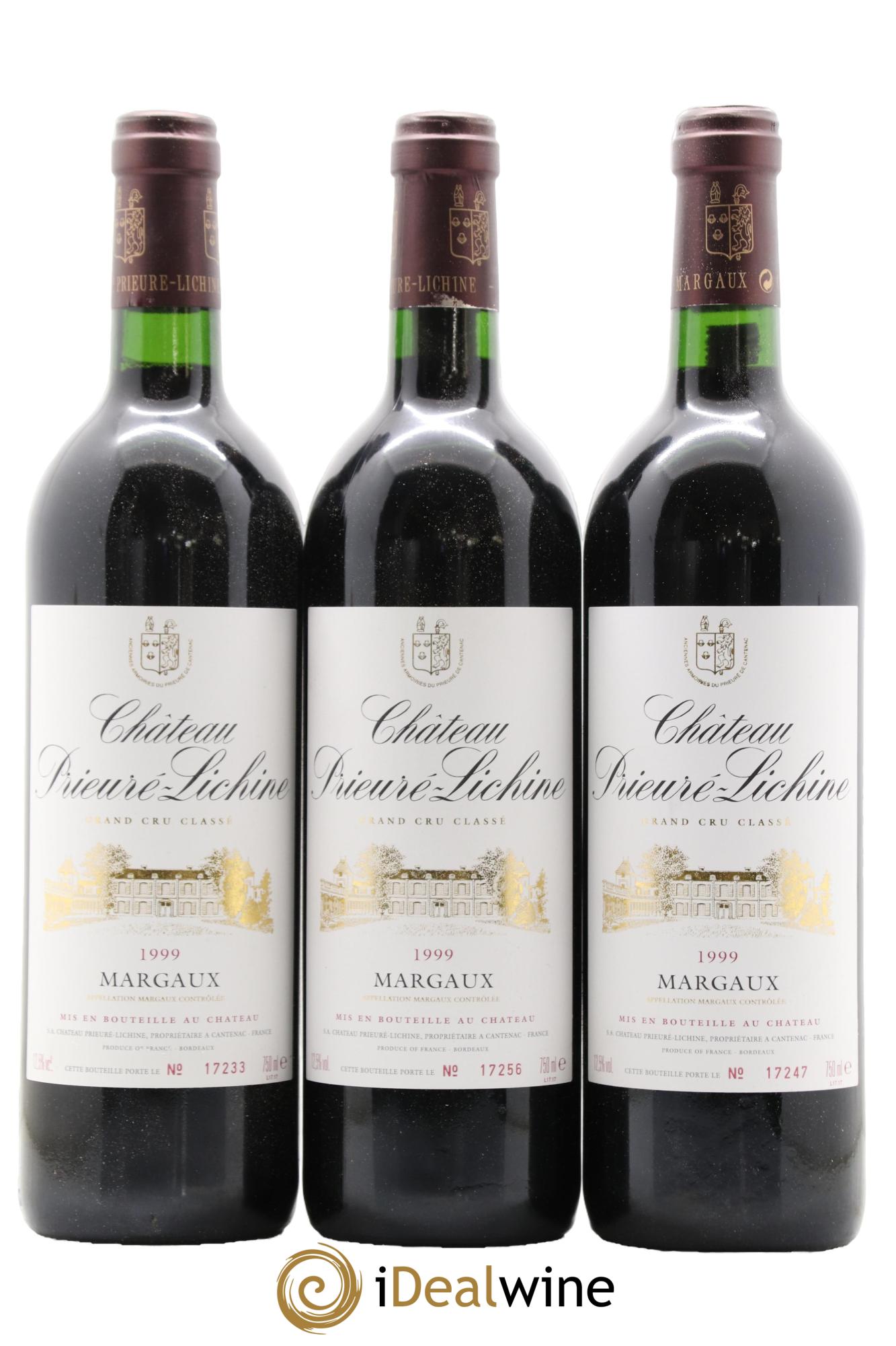 Château Prieuré Lichine 4ème Grand Cru Classé 1999 - Posten von 12 Flaschen - 4