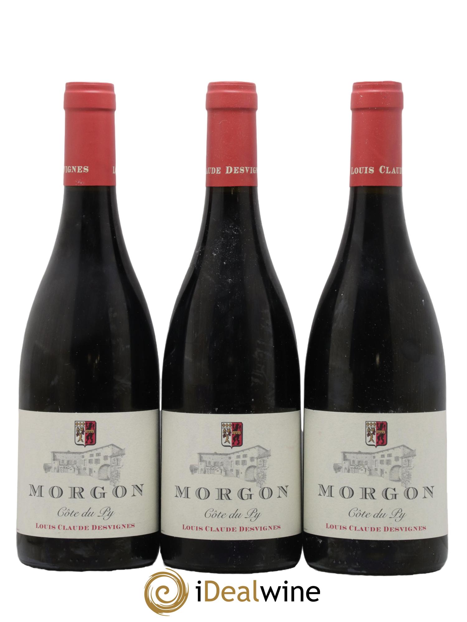 Morgon Côte du Py Louis-Claude Desvignes 2017 - Posten von 3 Flaschen - 0