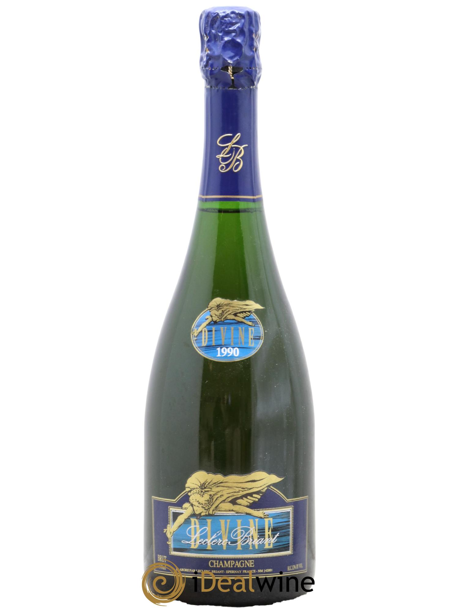 Champagne Brut Divine Leclerc Briant 1990 - Lotto di 1 bottiglia - 0