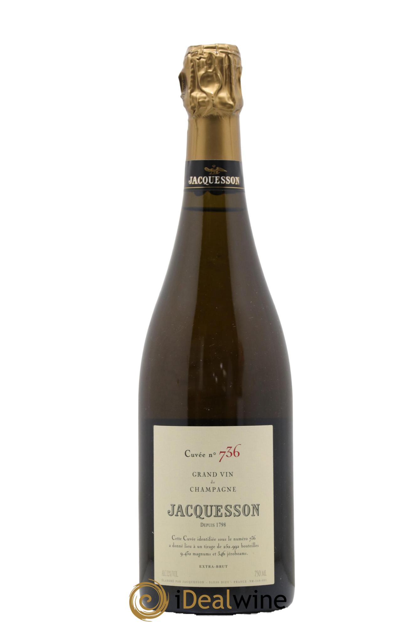 Cuvée 736 Jacquesson - Lot de 1 bouteille - 0