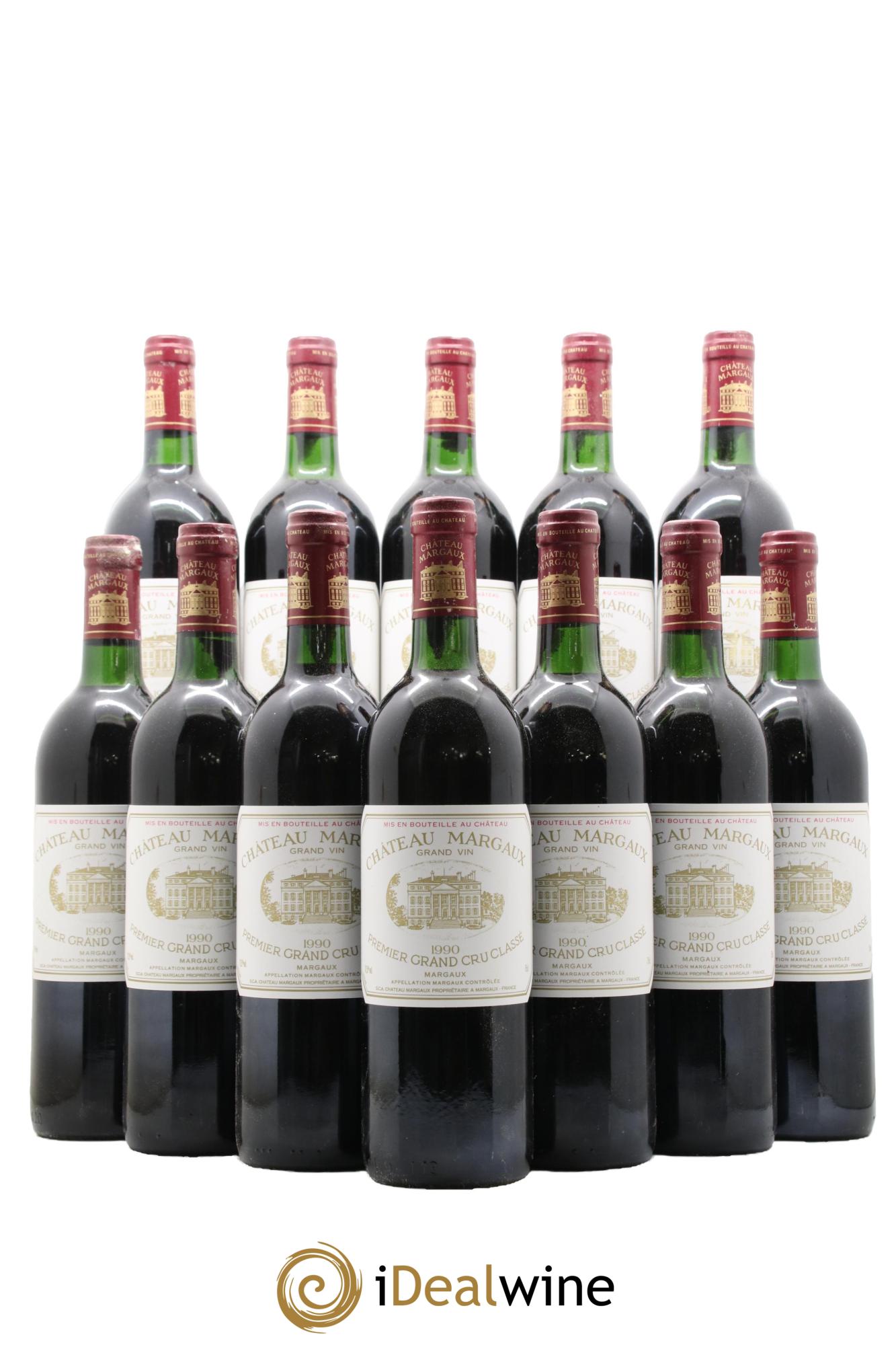 Château Margaux 1er Grand Cru Classé 1990 - Lot of 12 bottles - 0