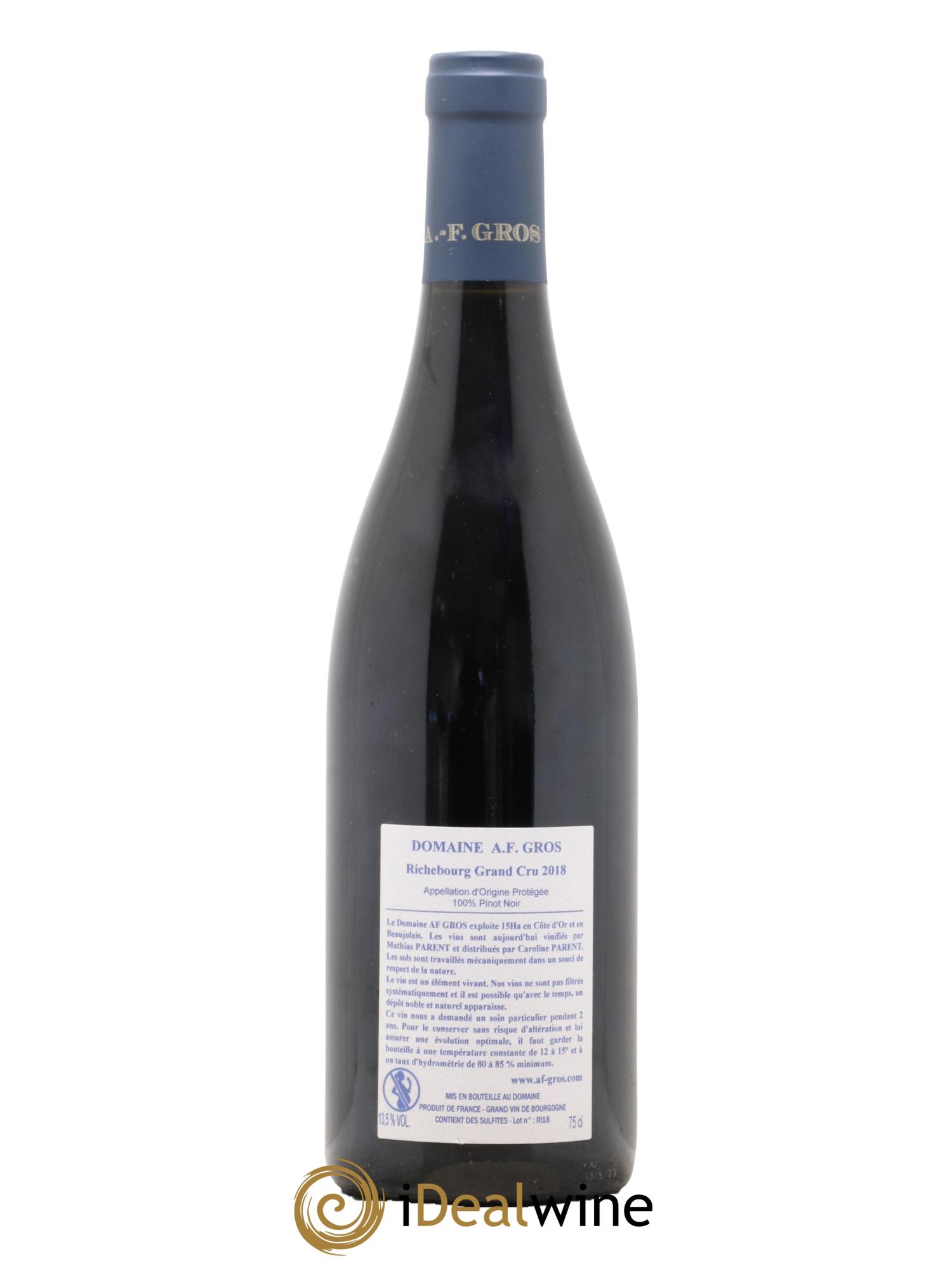 Richebourg Grand Cru Anne Gros 2018 - Posten von 1 Flasche - 1