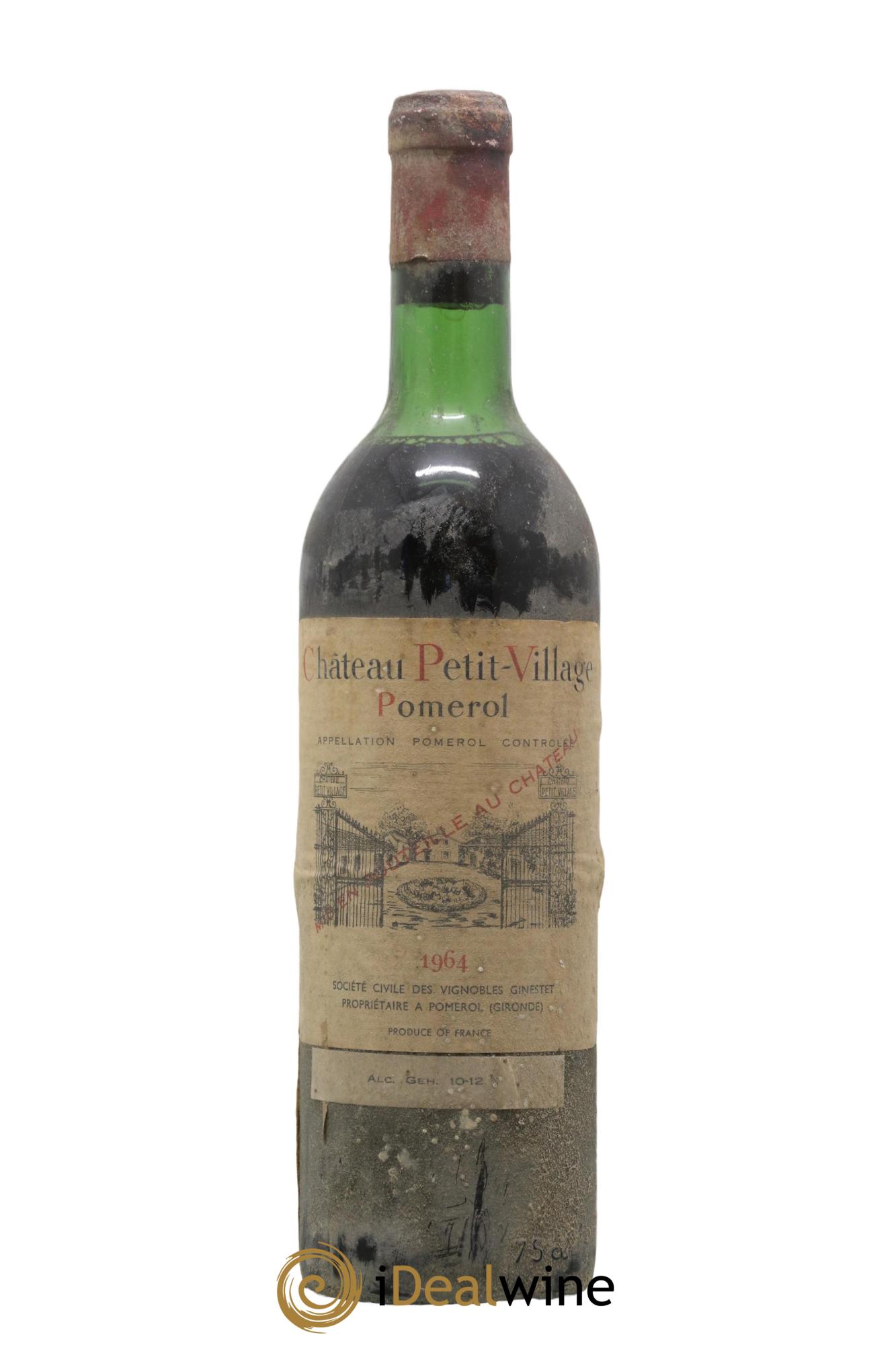 Château Petit Village 1964 - Lot de 1 bouteille - 0