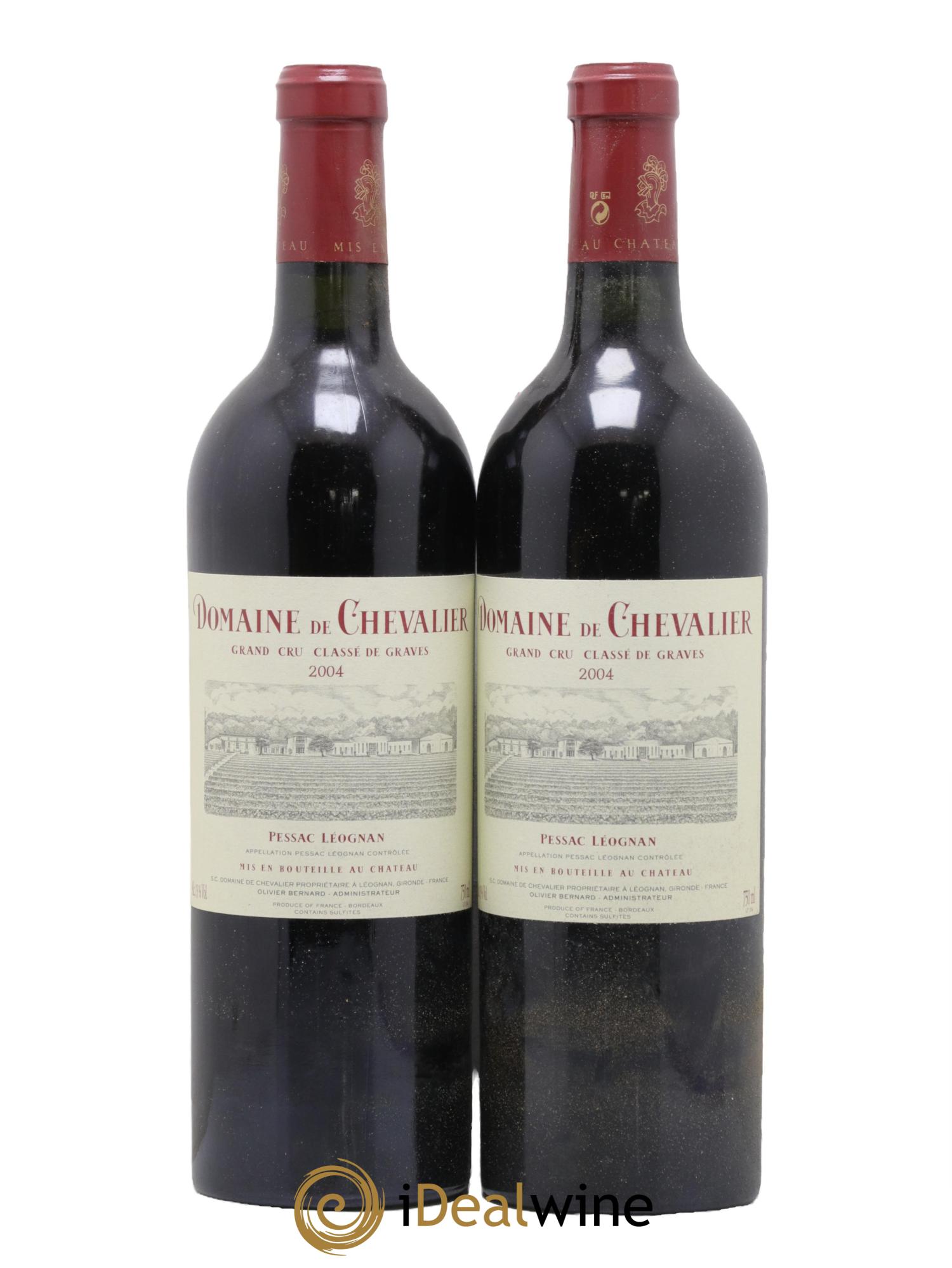 Domaine de Chevalier Cru Classé de Graves 2004 - Lot de 2 bouteilles - 0