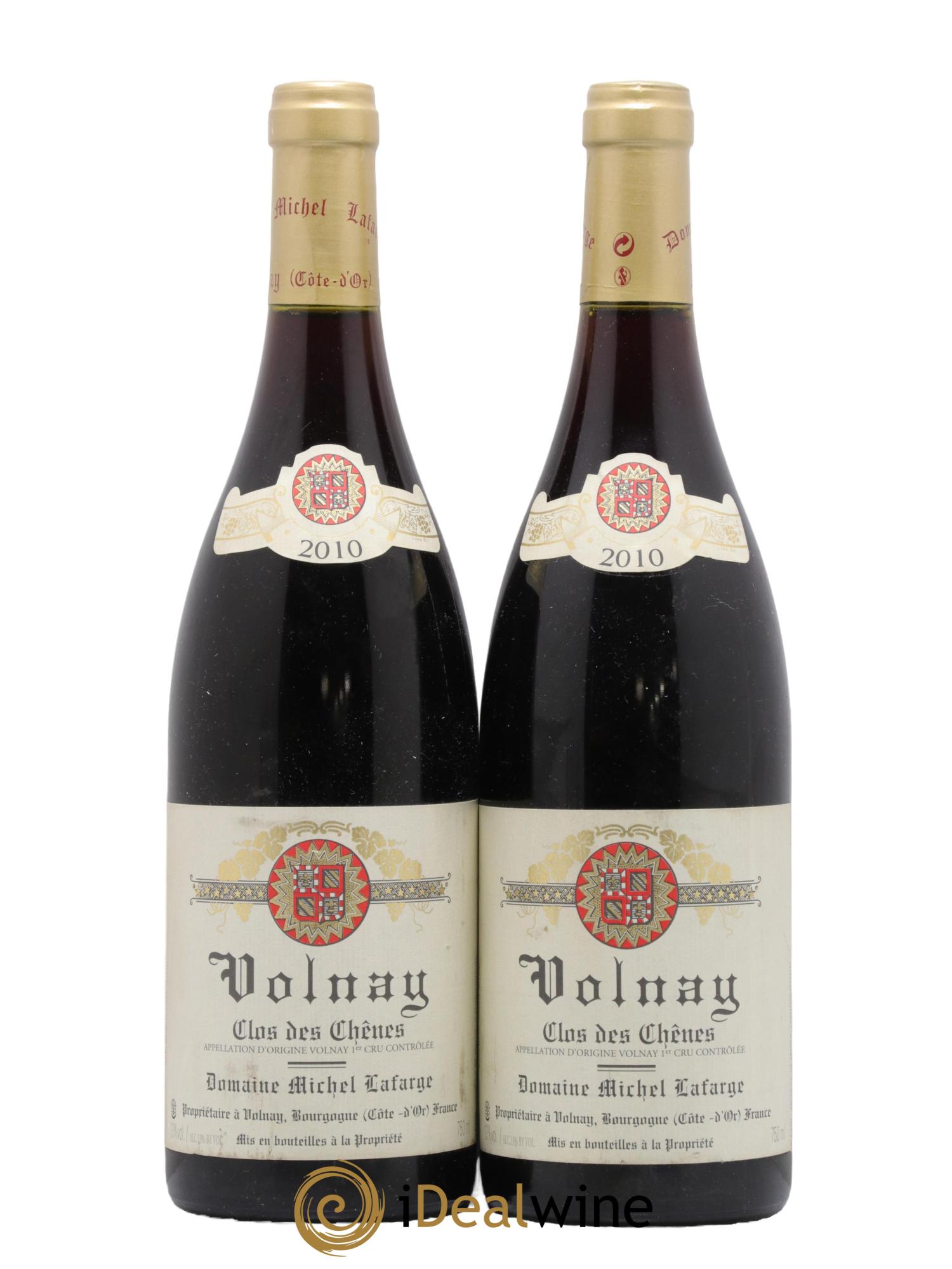 Volnay 1er Cru Clos des Chênes Lafarge (Domaine)  2010 - Lotto di 2 bottiglie - 0