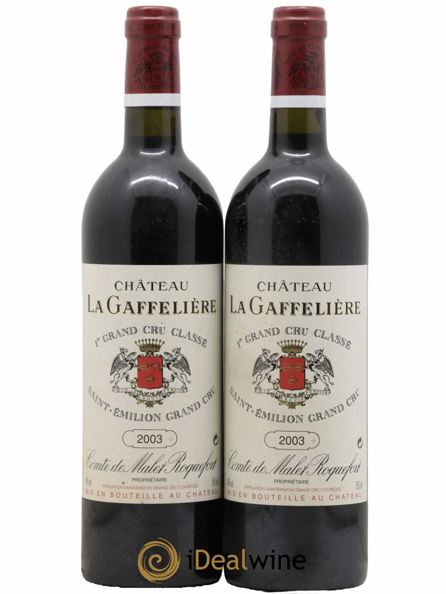 Château la Gaffelière 1er Grand Cru Classé B 2003 - Posten von 2 Flaschen - 0