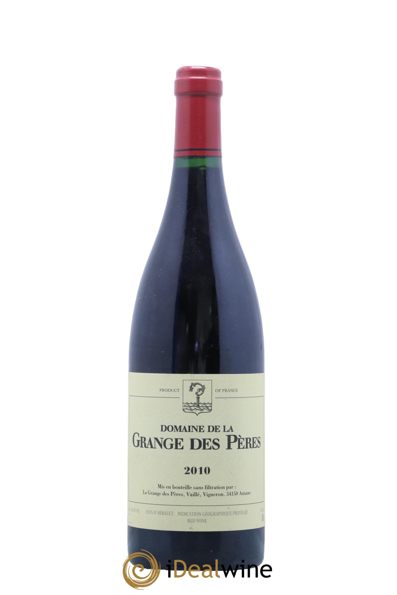 IGP Pays d'Hérault Grange des Pères Laurent Vaillé  2010 - Lot of 1 bottle - 0