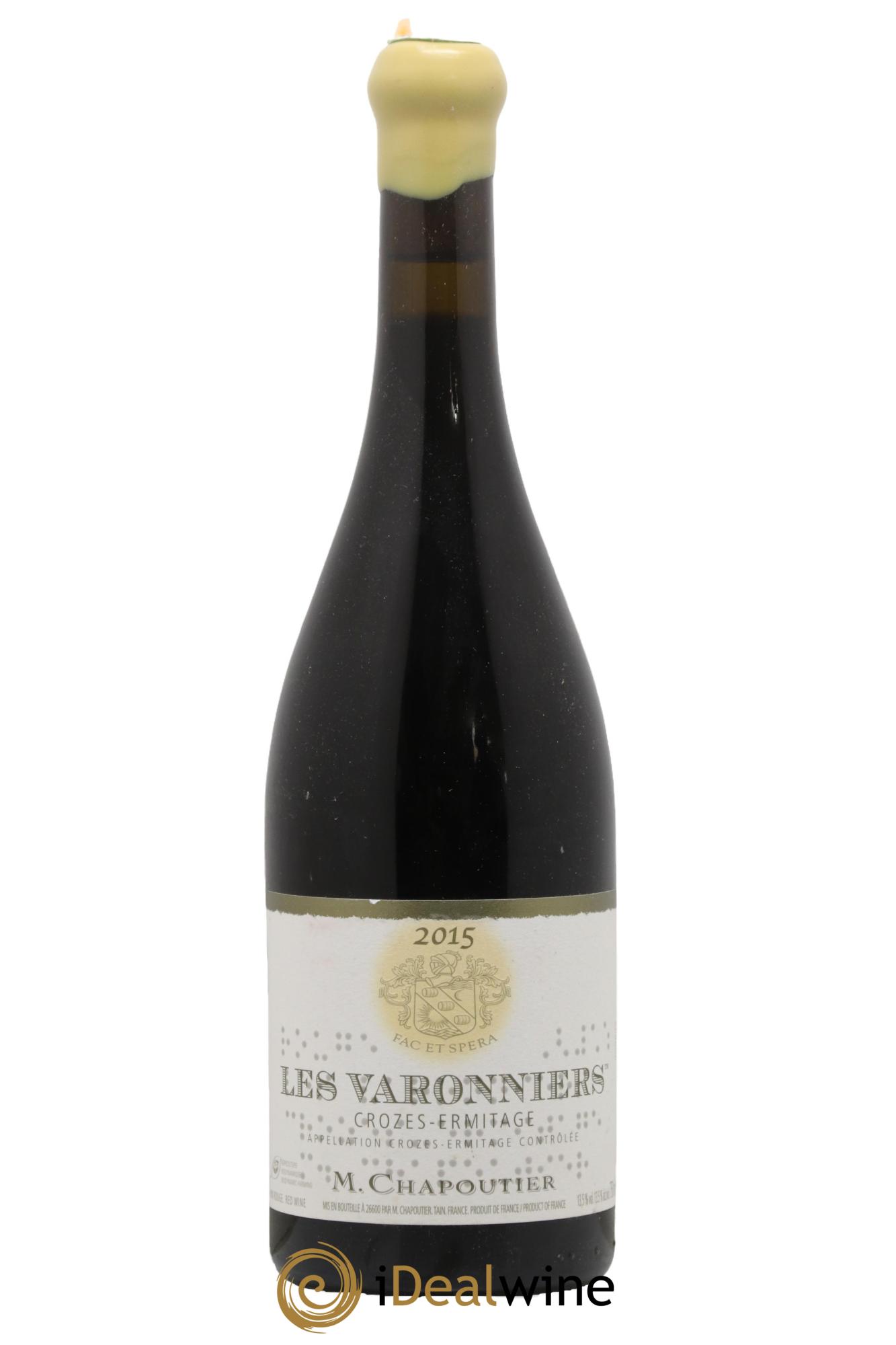 Crozes-Hermitage Les Varonniers Chapoutier 2015 - Lot de 1 bouteille - 0