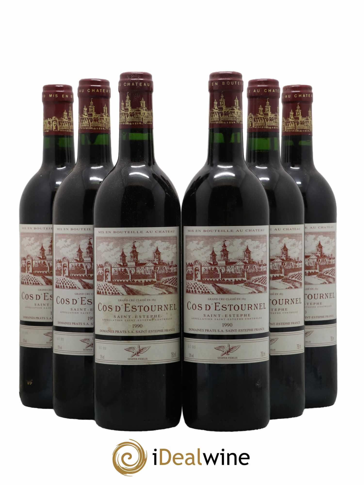 Cos d'Estournel 2ème Grand Cru Classé 1990 - Lot de 6 bouteilles - 0