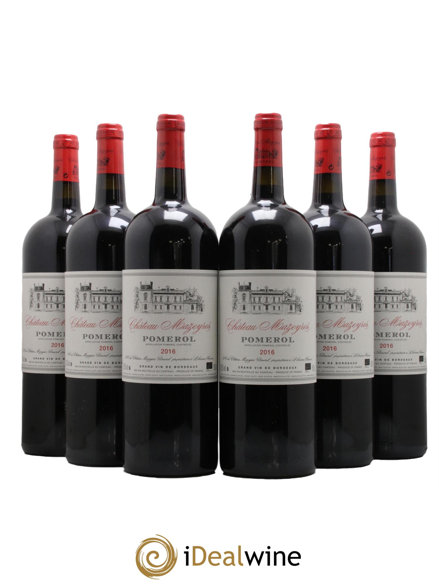 Château Mazeyres  2016 - Lot of 6 magnums - 0