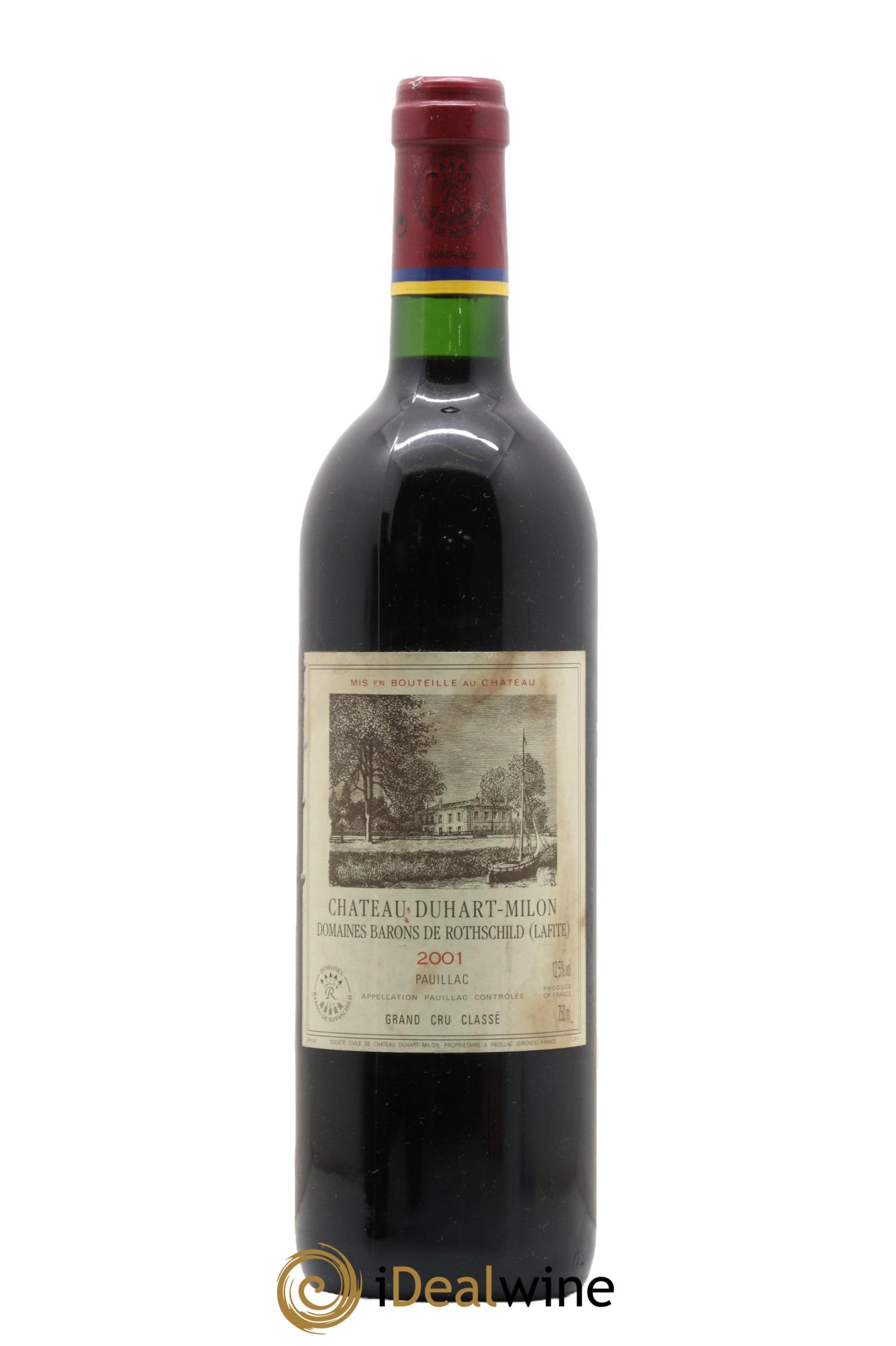 Château Duhart-Milon 4ème Grand Cru Classé 2001 - Posten von 1 Flasche - 0