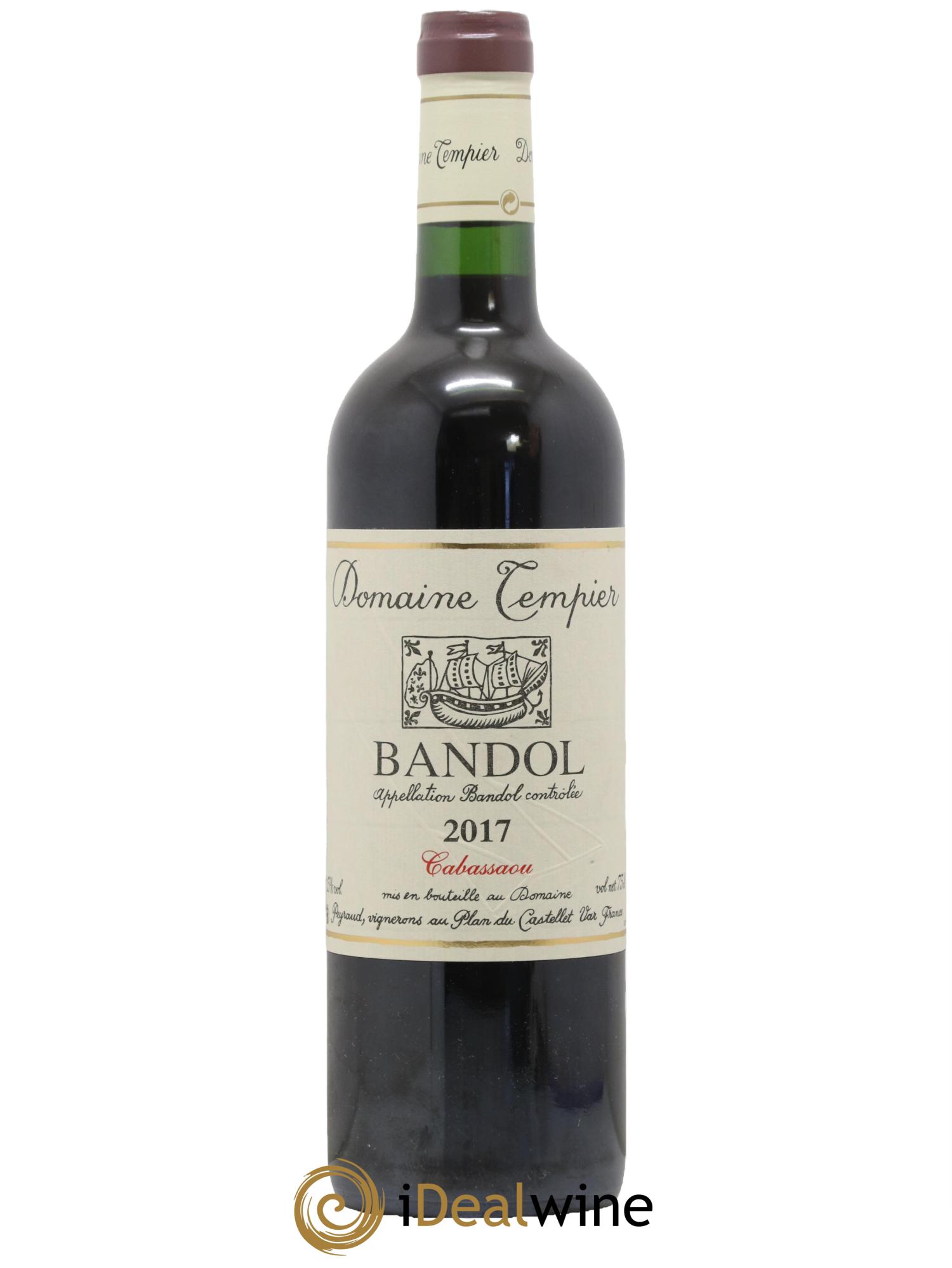 Bandol Domaine Tempier Cuvée Cabassaou Famille Peyraud 2017 - Lot of 1 bottle - 0