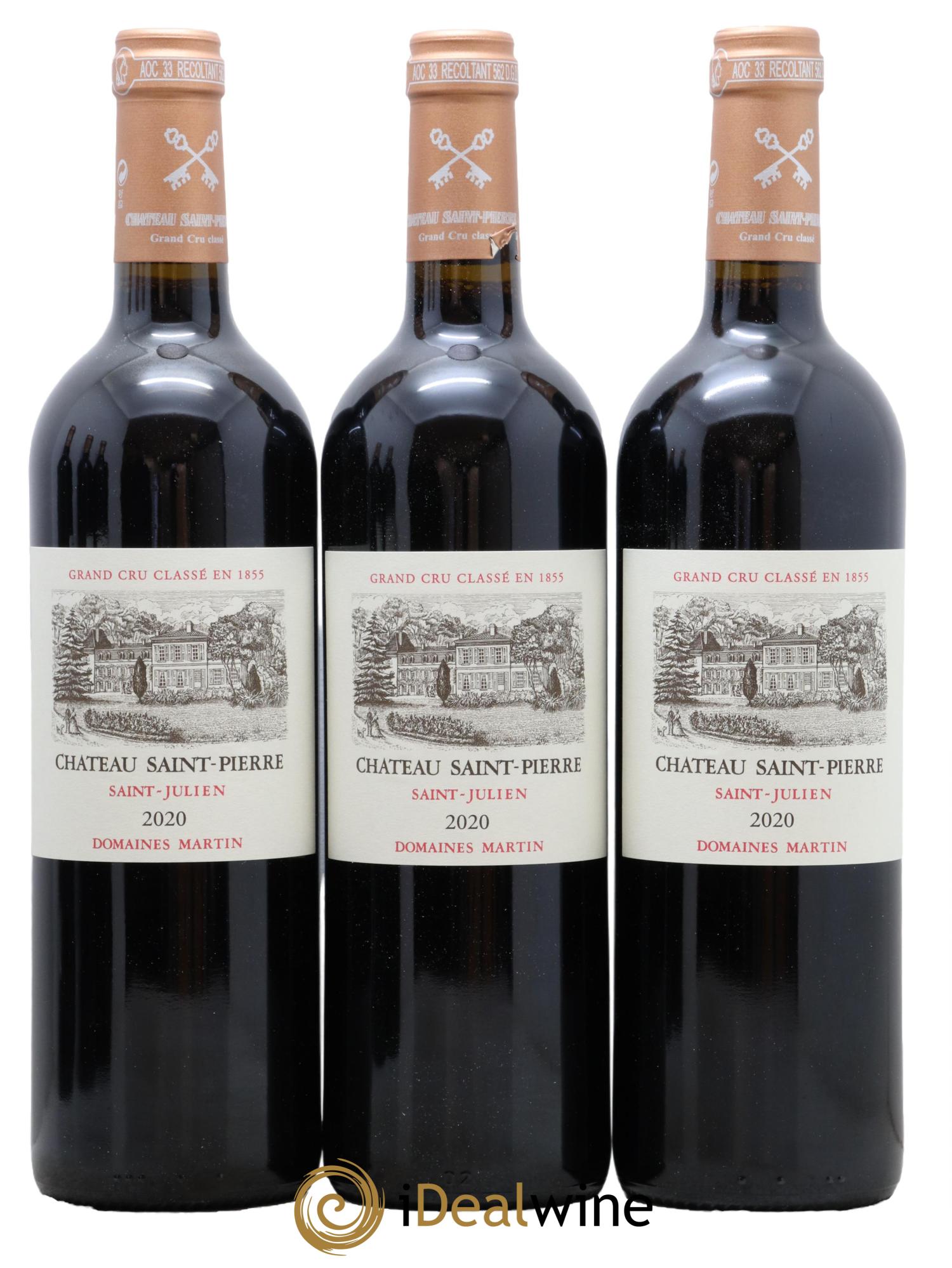 Château Saint-Pierre 4ème Grand Cru Classé 2020 - Lot de 6 bouteilles - 1