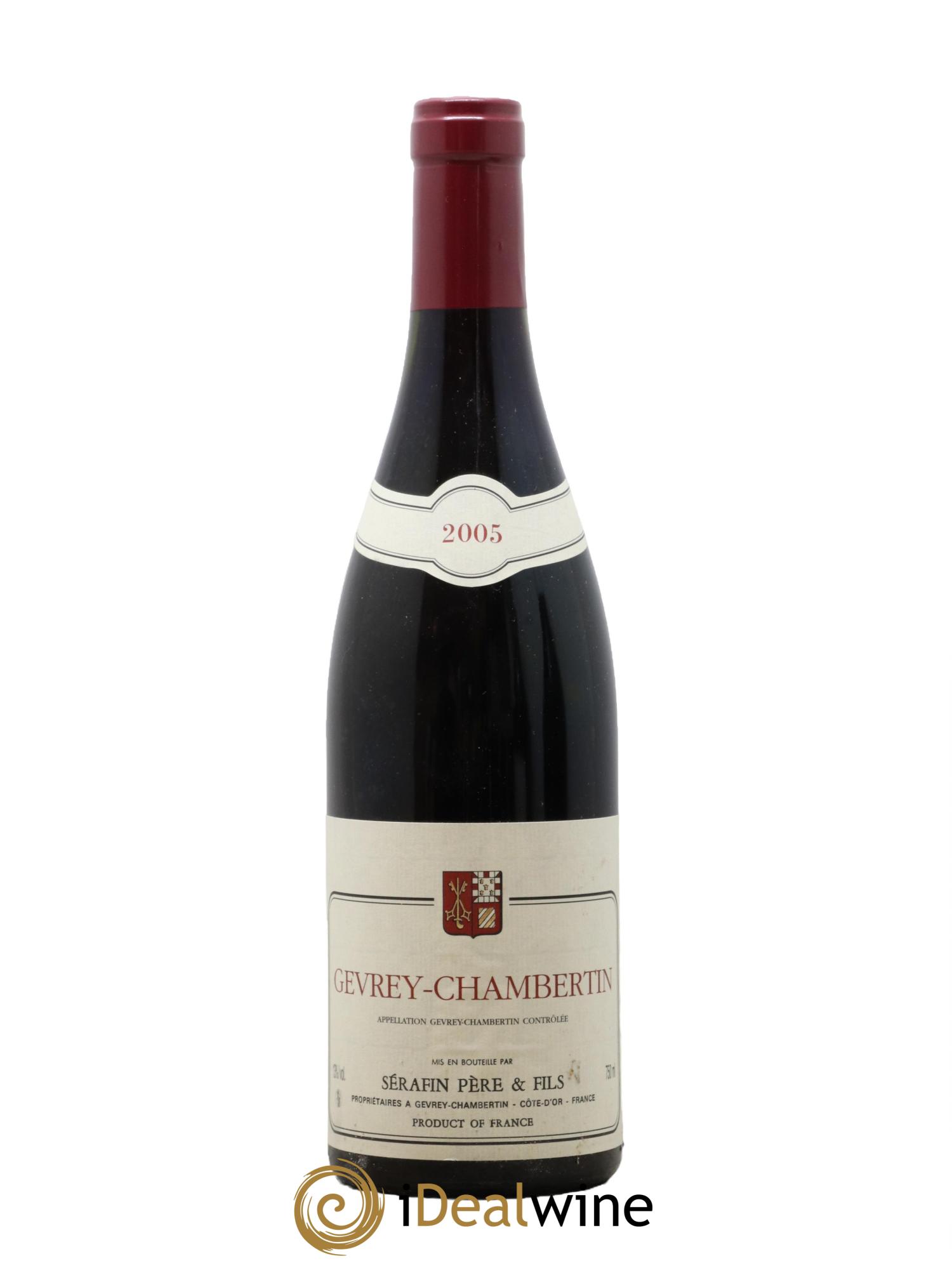 Gevrey-Chambertin Christian Sérafin Père et Fils 2005 - Lot de 1 bouteille - 0