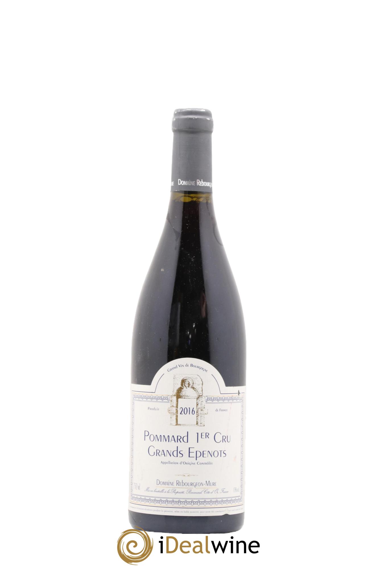 Pommard 1er Cru Grands Epenots Rebourgeon Mure 2016 - Lot de 1 bouteille - 0