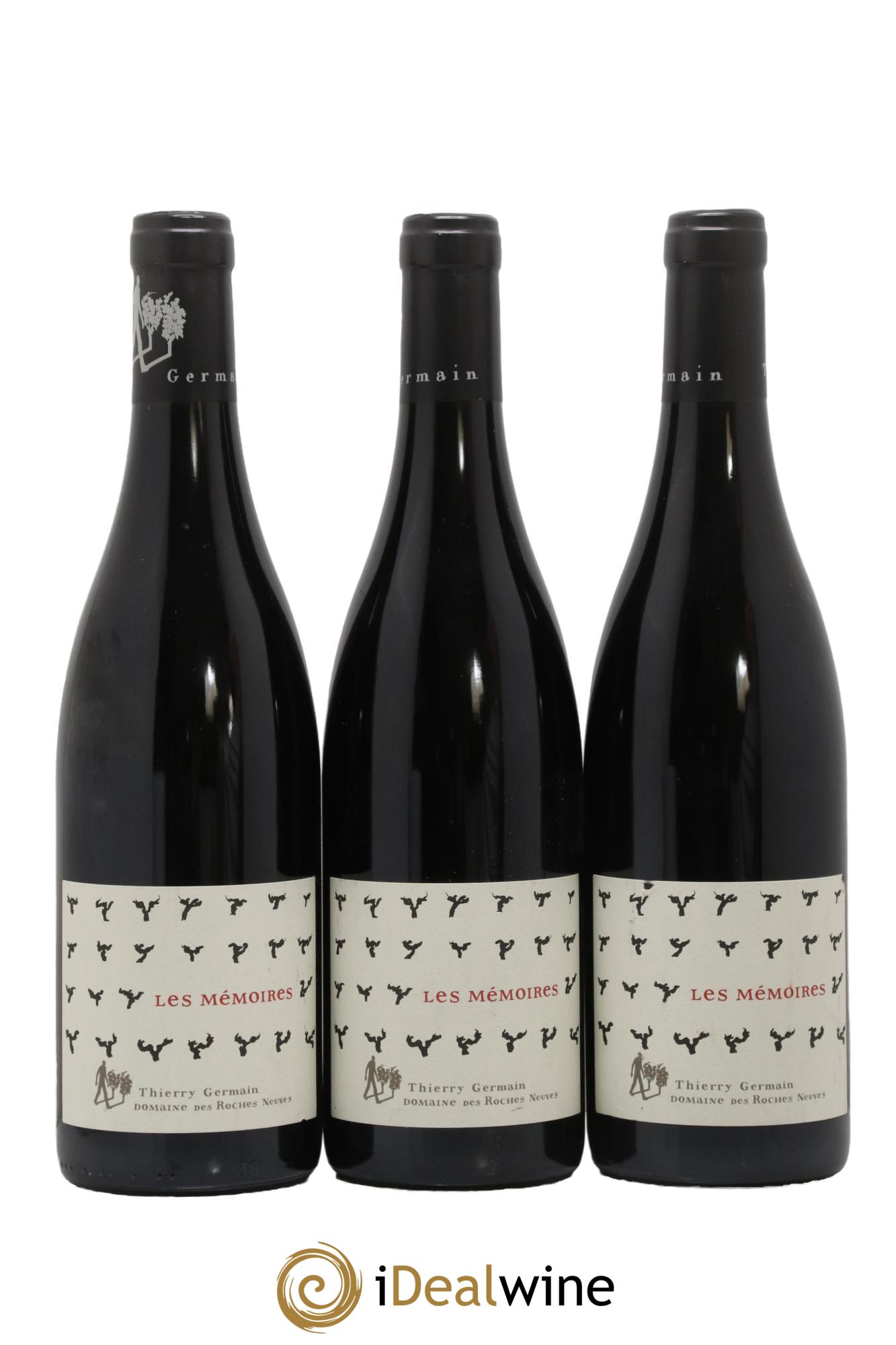 Saumur-Champigny Les Mémoires Domaine des Roches Neuves - Thierry Germain  2017 - Lot de 3 bouteilles - 0