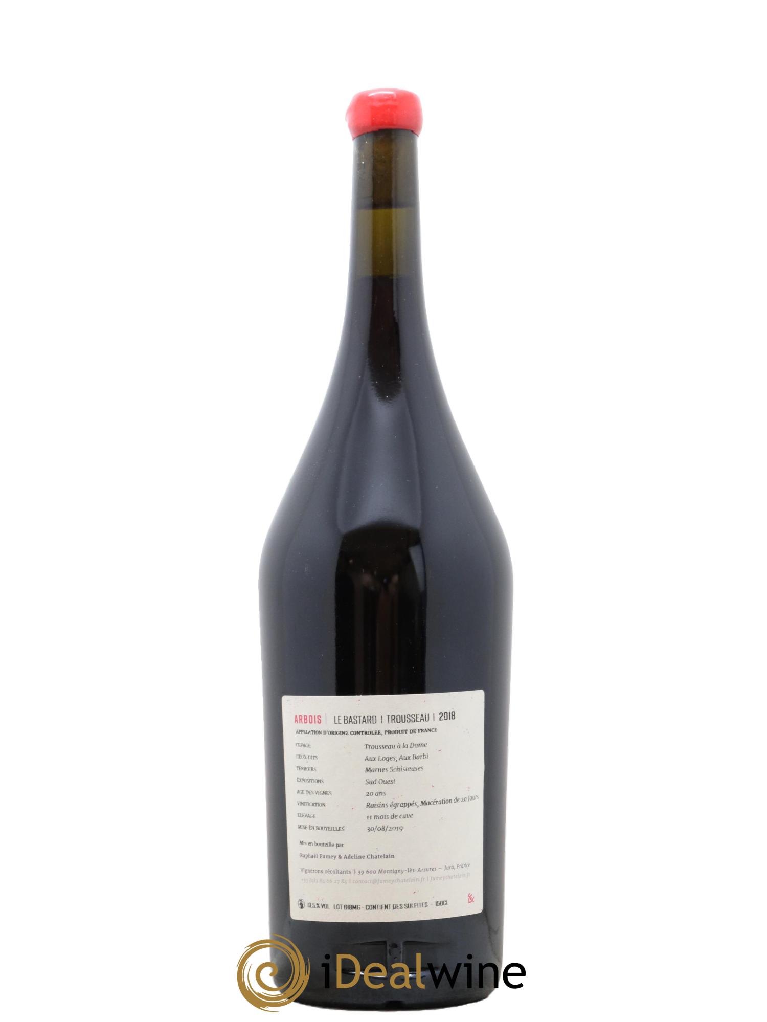 Arbois Trousseau Le Bastard Fumey-Chatelain 2018 - Lotto di 1 magnum - 1