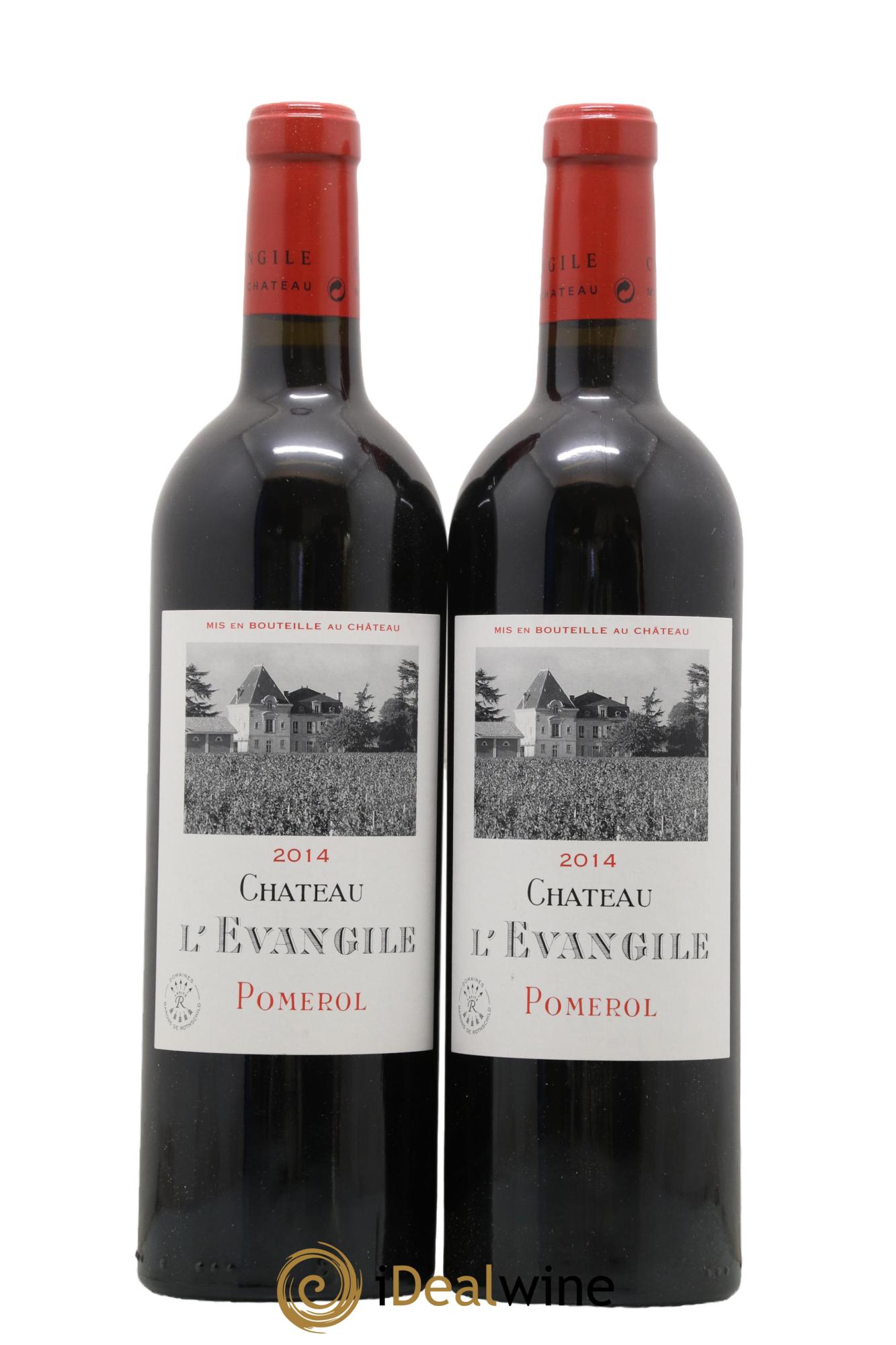 Château l' Évangile 2014 - Lot de 2 bouteilles - 0