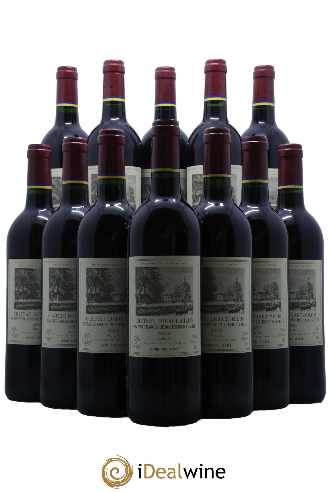 Château Duhart-Milon 4ème Grand Cru Classé  2002 - Lot of 12 bottles - 0