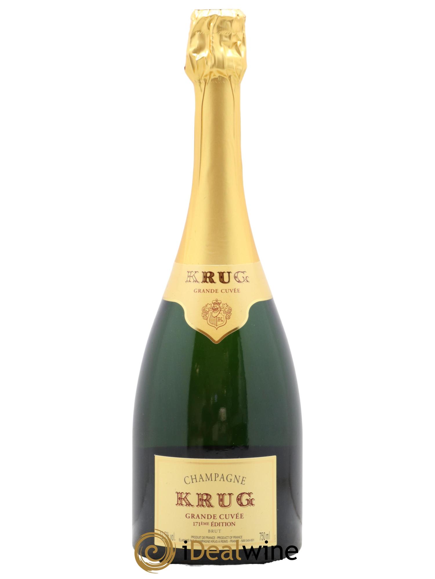 Grande Cuvée Brut - 171ème édition Krug  - Posten von 1 Flasche - 1