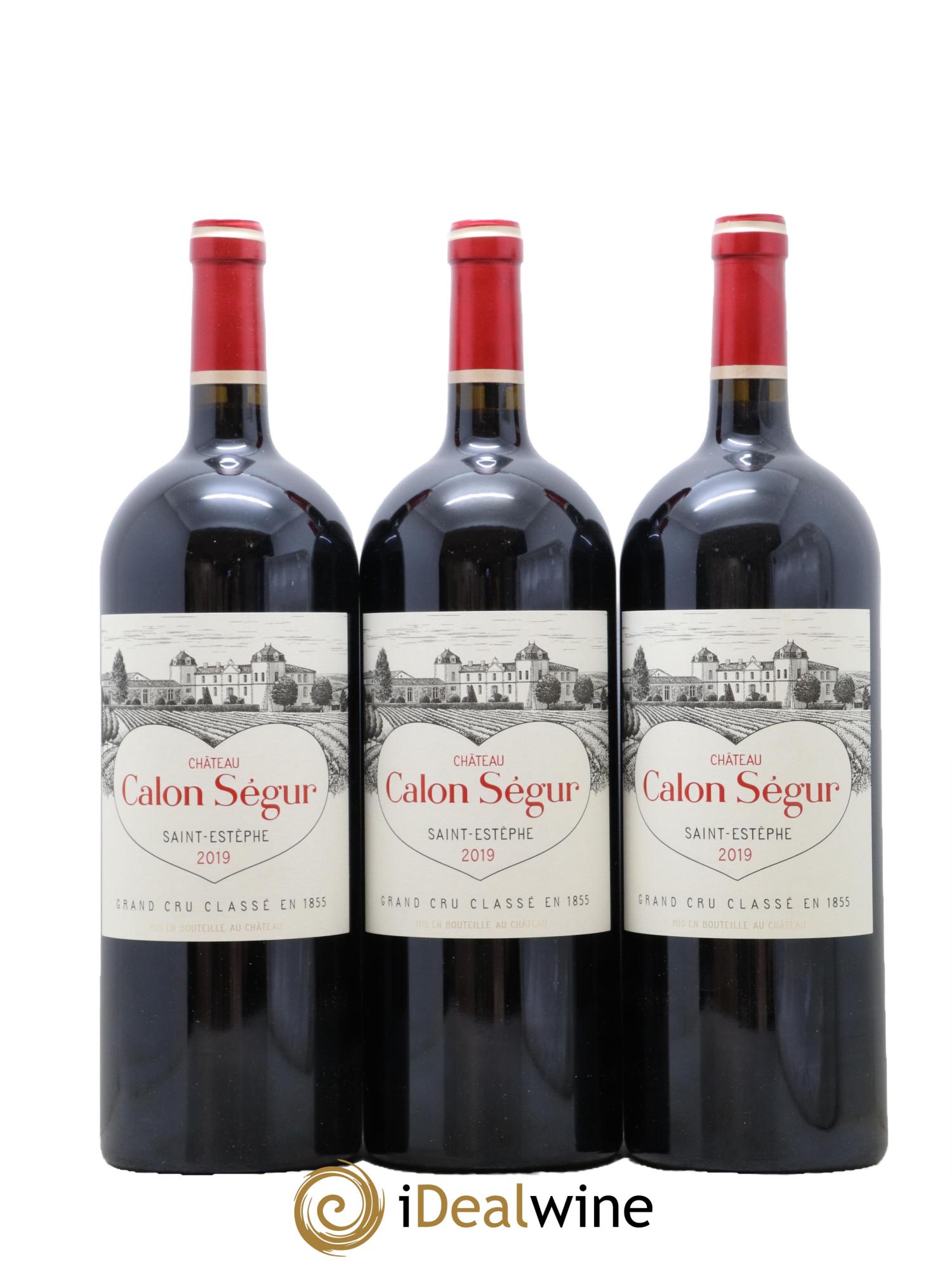 Château Calon Ségur 3ème Grand Cru Classé 2019 - Lot of 3 magnums - 0