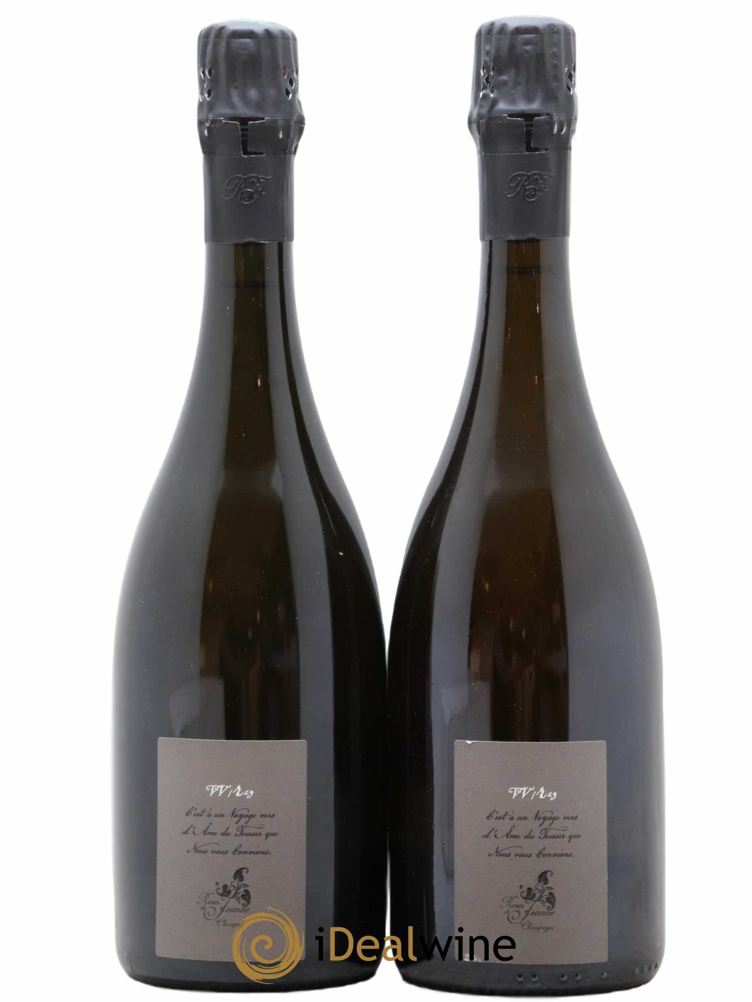 Roses de Jeanne Côte de Val Vilaine Blanc de Noirs Cédric Bouchard 2019 - Posten von 2 Flaschen - 0