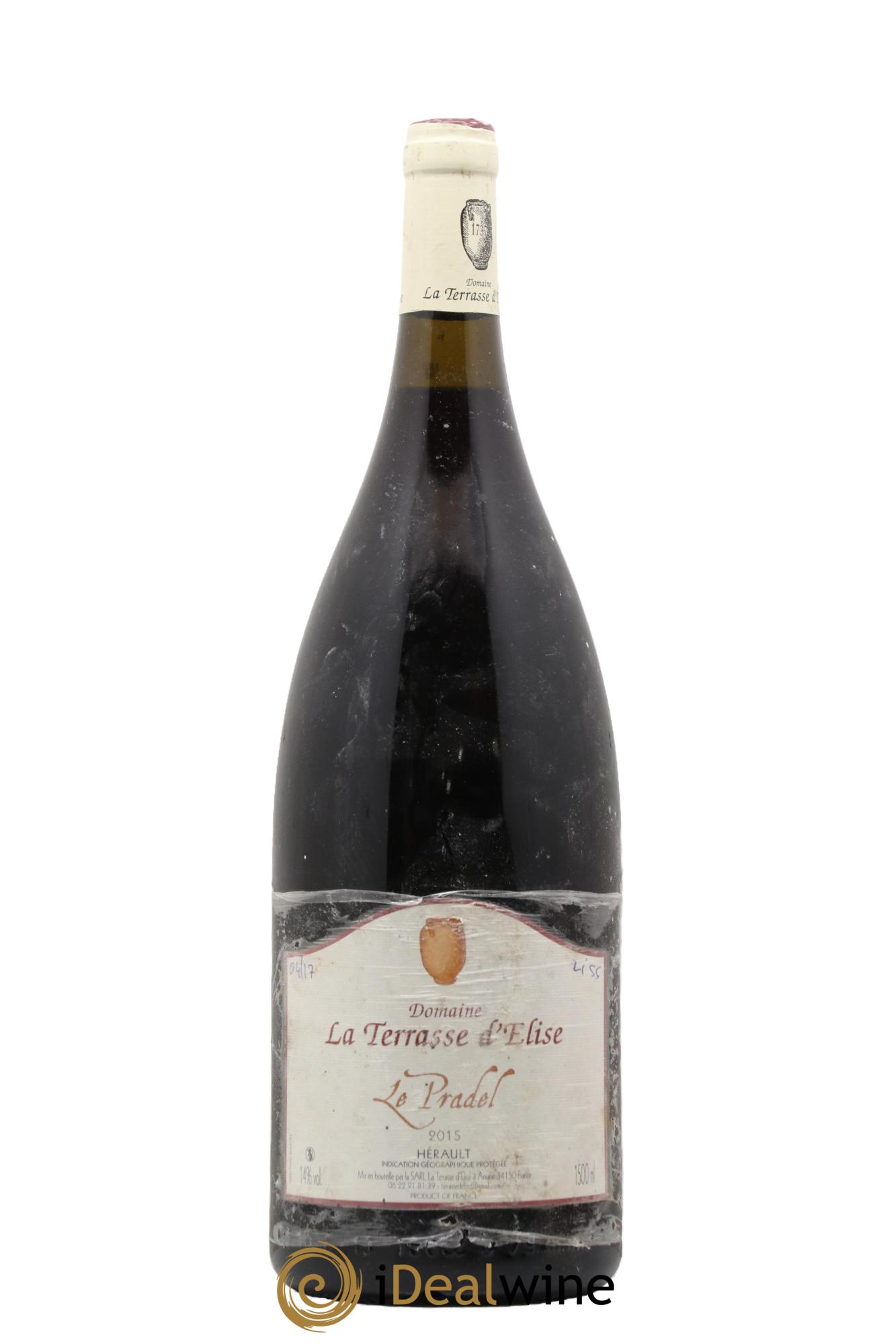 IGP Pays d'Hérault Le Pradel Terrasse d'Elise (Domaine de la) 2015 - Lot de 1 magnum - 0