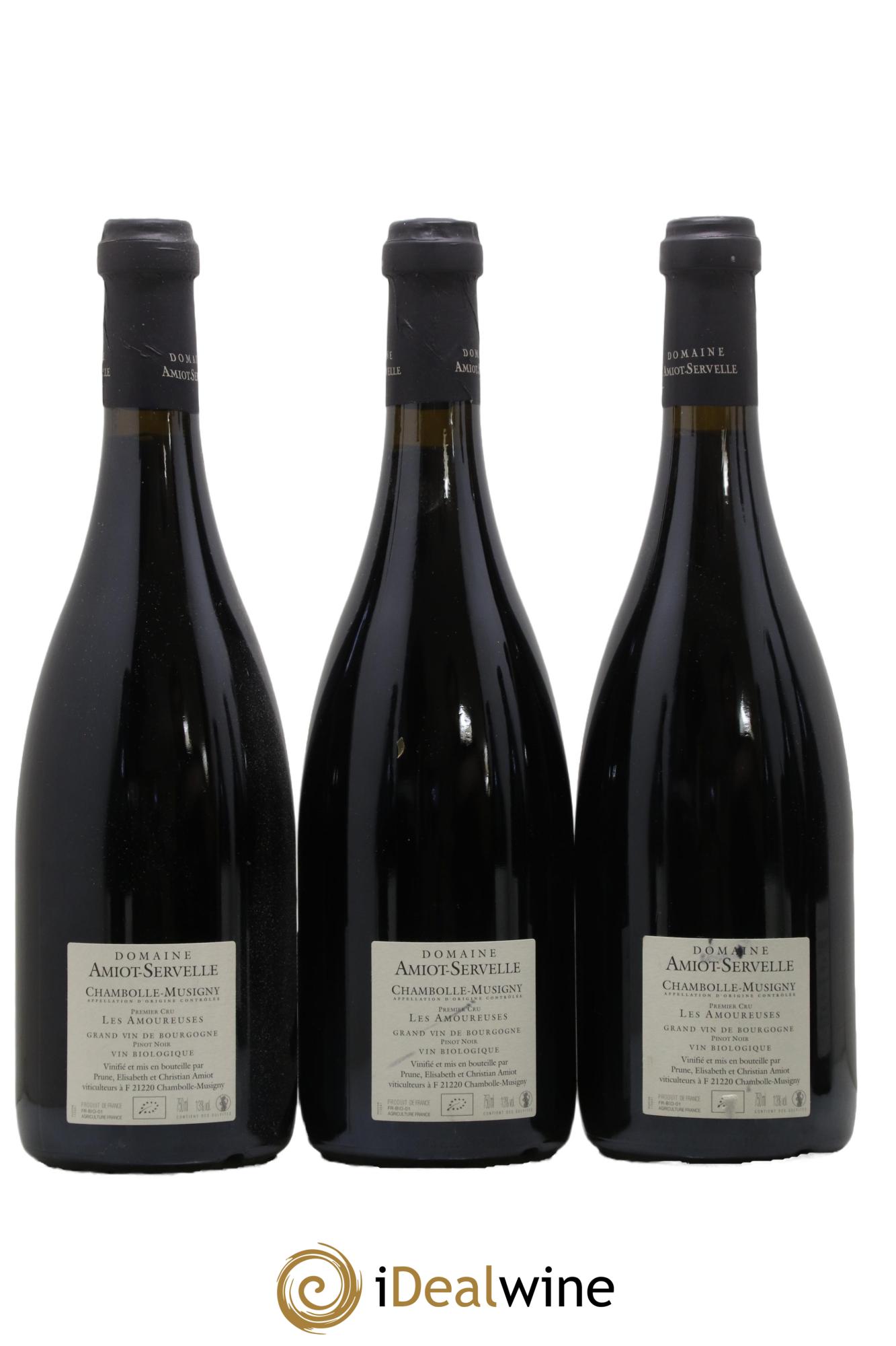 Chambolle-Musigny 1er Cru Les Amoureuses Amiot-Servelle 2012 - Lot de 3 bouteilles - 1